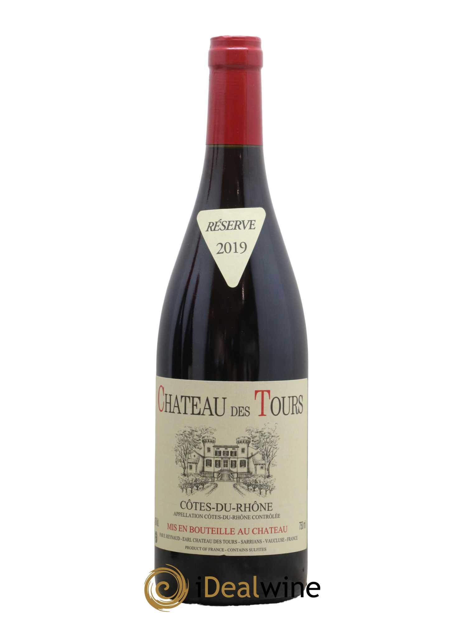 Côtes-du-Rhône Château des Tours Emmanuel Reynaud 2019 - Lot de 1 bouteille - 0