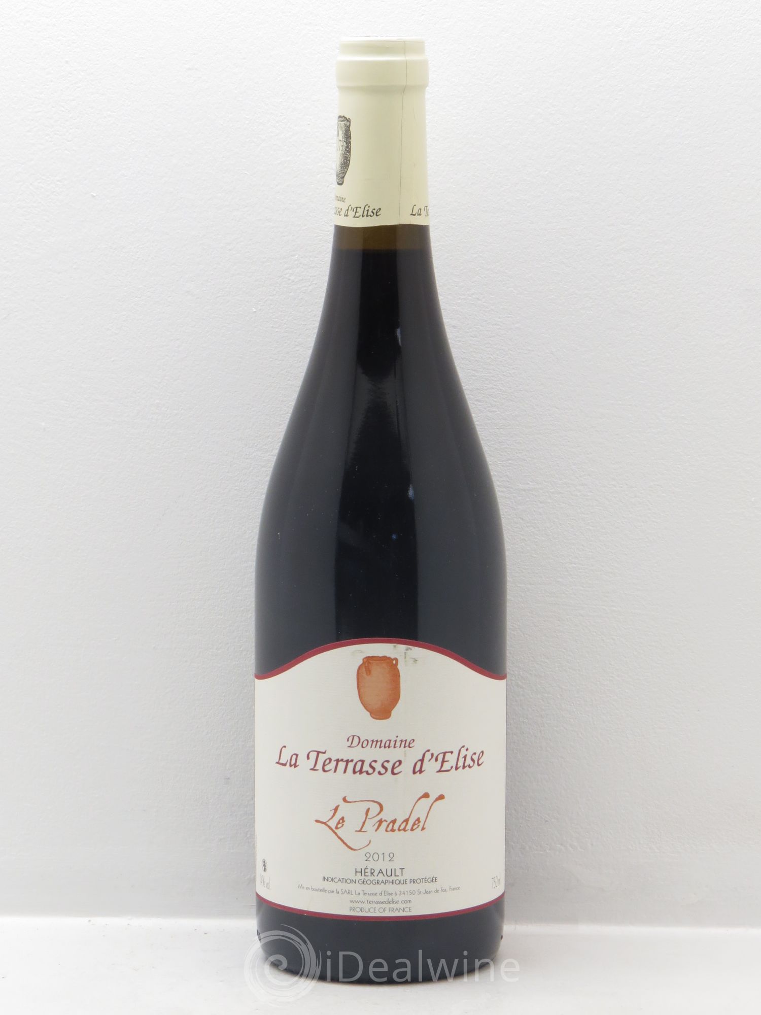 Terrasses du Larzac Clos Maia Le Clos Le Pradel Terrasse Elise 2012 - Lot de 1 bouteille - 0