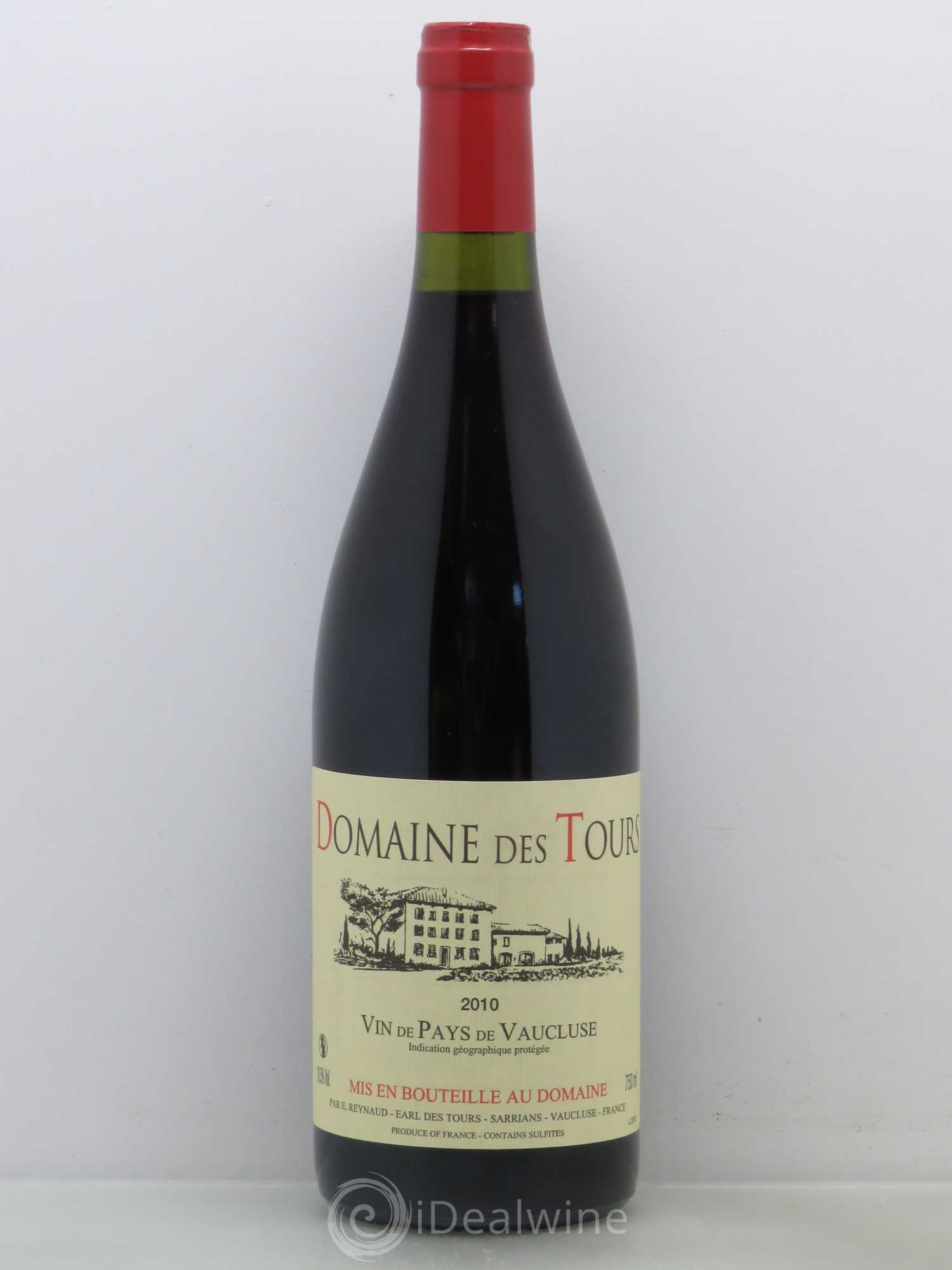 Vaucluse (Vin de Pays de Vaucluse) Domaine des Tours Emmanuel Reynaud 2010 - Lot de 1 bouteille - 0