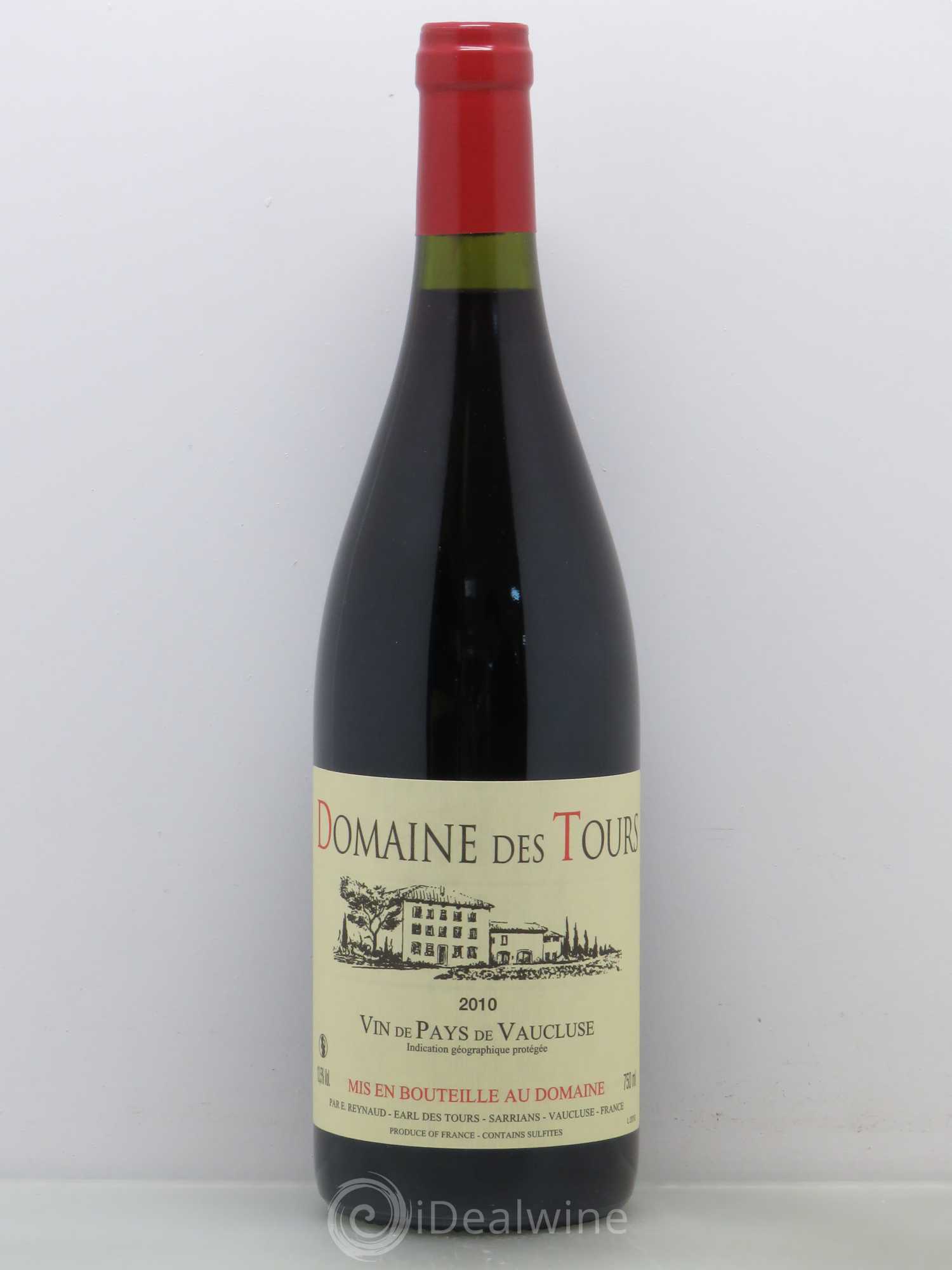 Vaucluse (Vin de Pays de Vaucluse) Domaine des Tours Emmanuel Reynaud 2010 - Lot de 1 bouteille - 0
