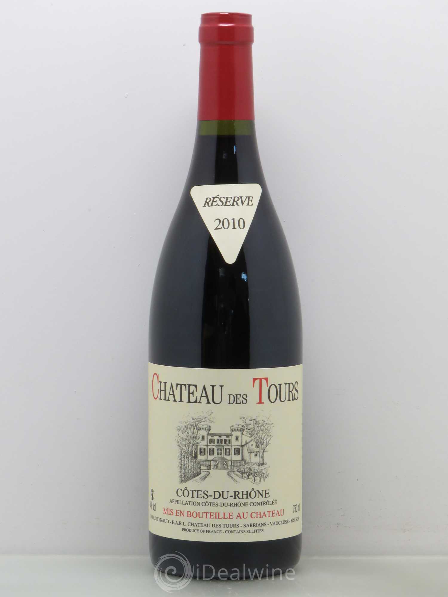 Côtes-du-Rhône Château des Tours Emmanuel Reynaud 2010 - Lot de 1 bouteille - 0