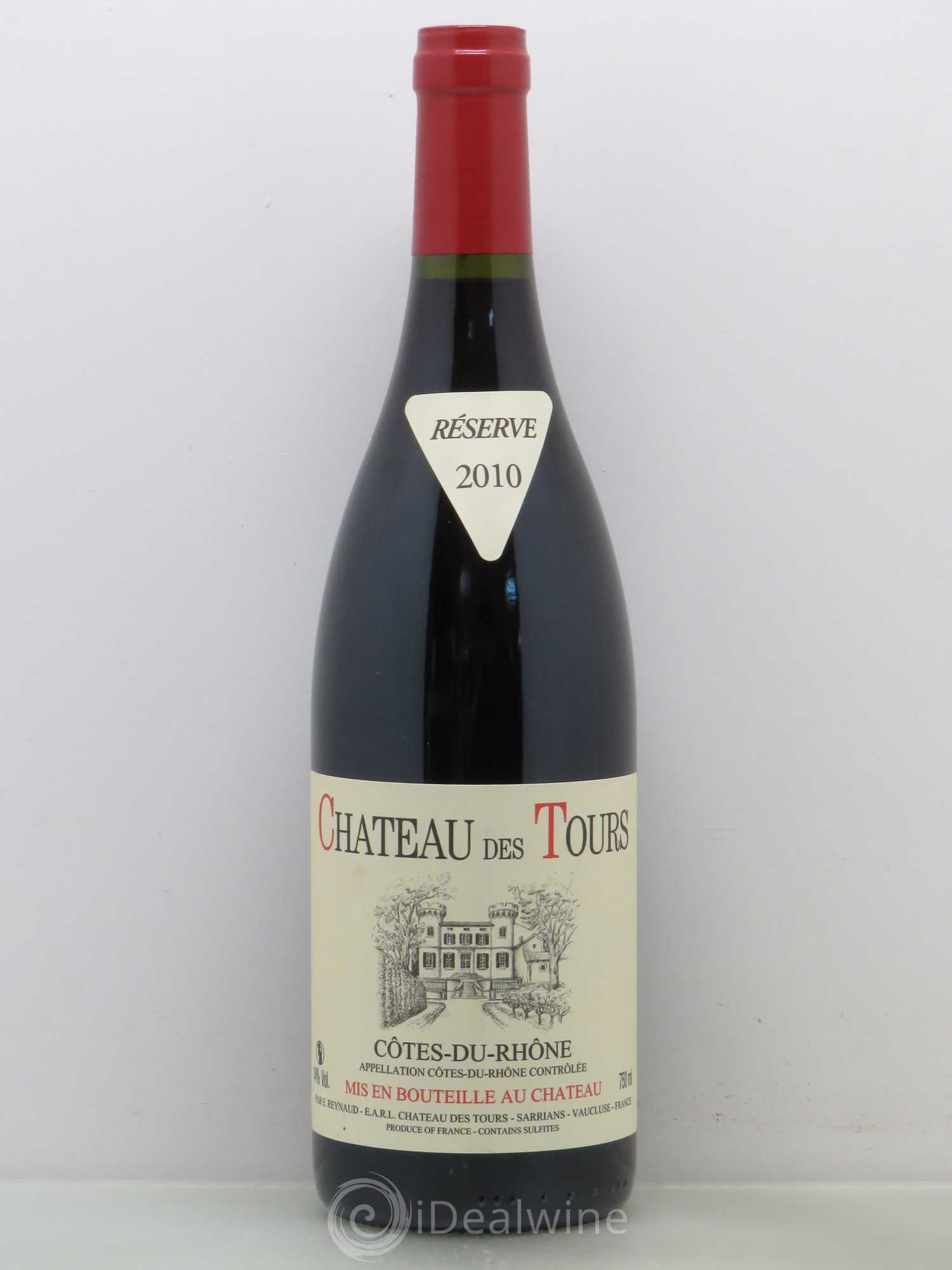 Côtes-du-Rhône Château des Tours Emmanuel Reynaud 2010 - Lot de 1 bouteille - 0