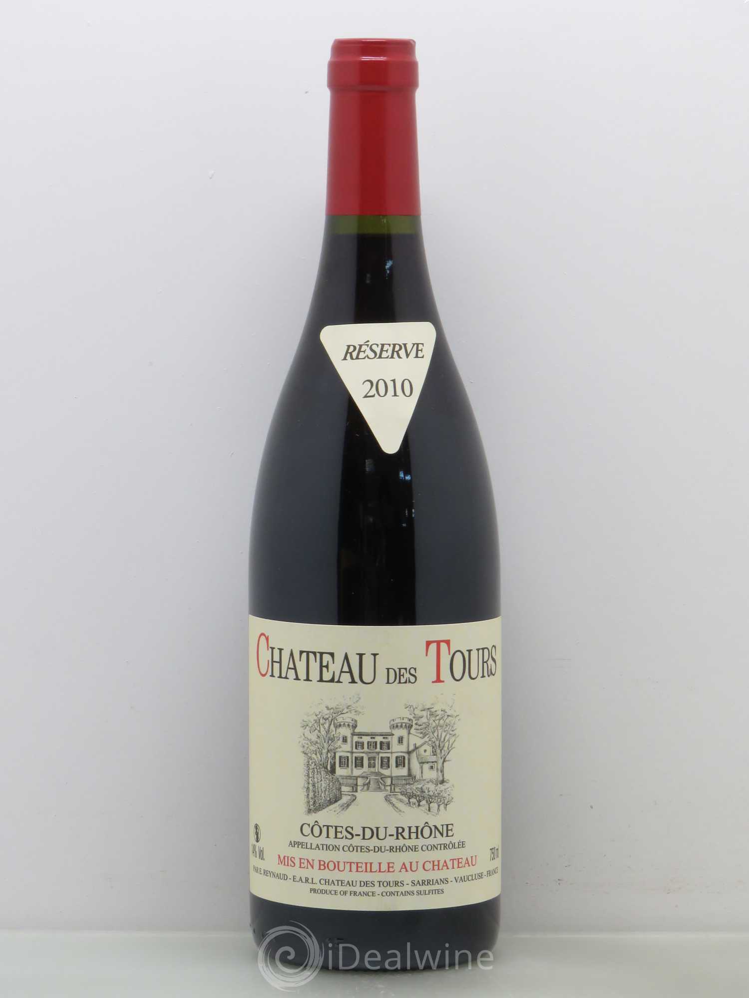 Côtes-du-Rhône Château des Tours Emmanuel Reynaud 2010 - Lot de 1 bouteille - 0