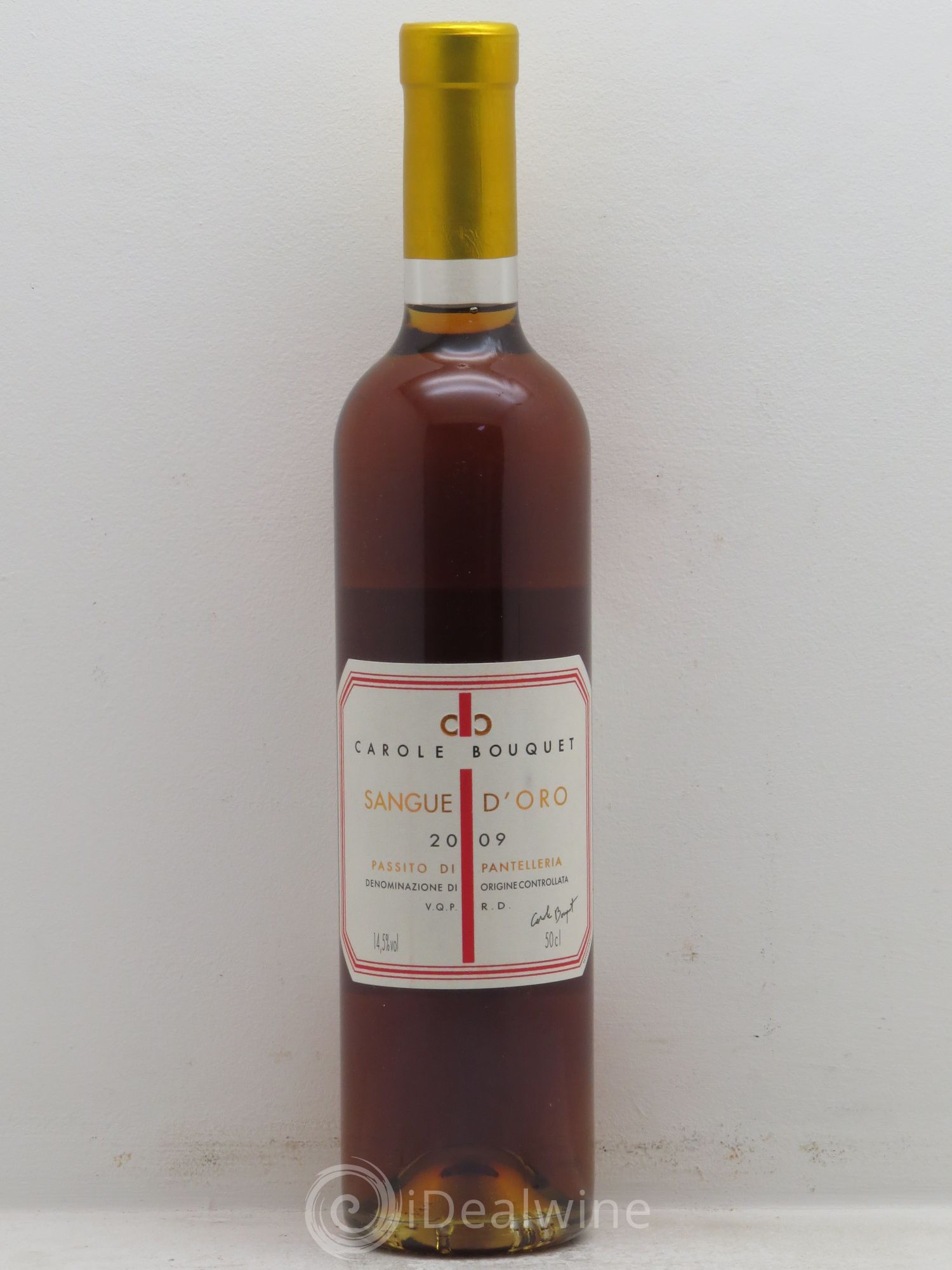 Passito di Pantelleria DOC Sangue d'Oro Carole Bouquet (50cl) 2009 - Lotto di 1 bottiglia - 0
