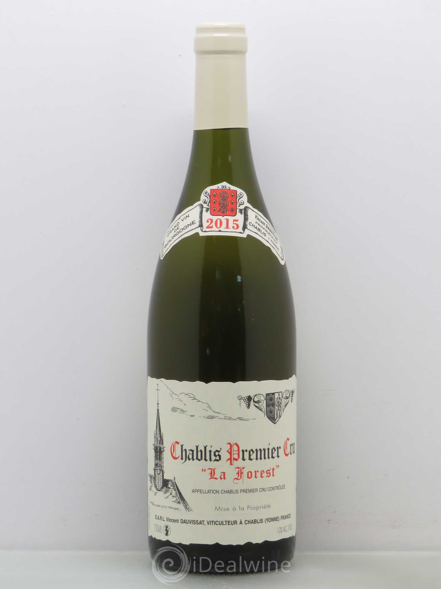 Chablis 1er Cru La Forest Vincent Dauvissat (Domaine) 2015 - Lot de 1 bouteille - 0