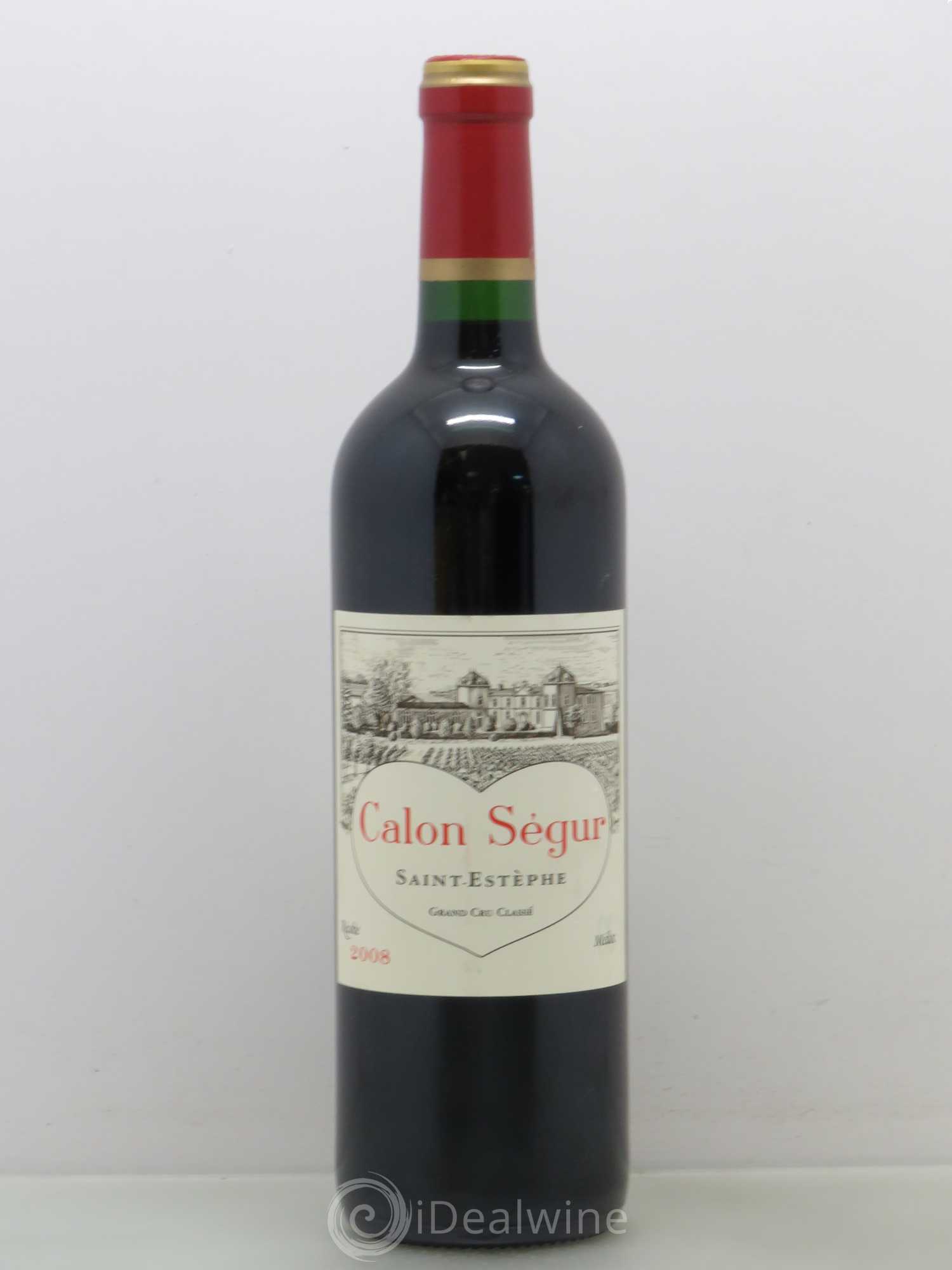 Château Calon Ségur 3ème Grand Cru Classé 2008 - Lot de 1 bouteille - 0