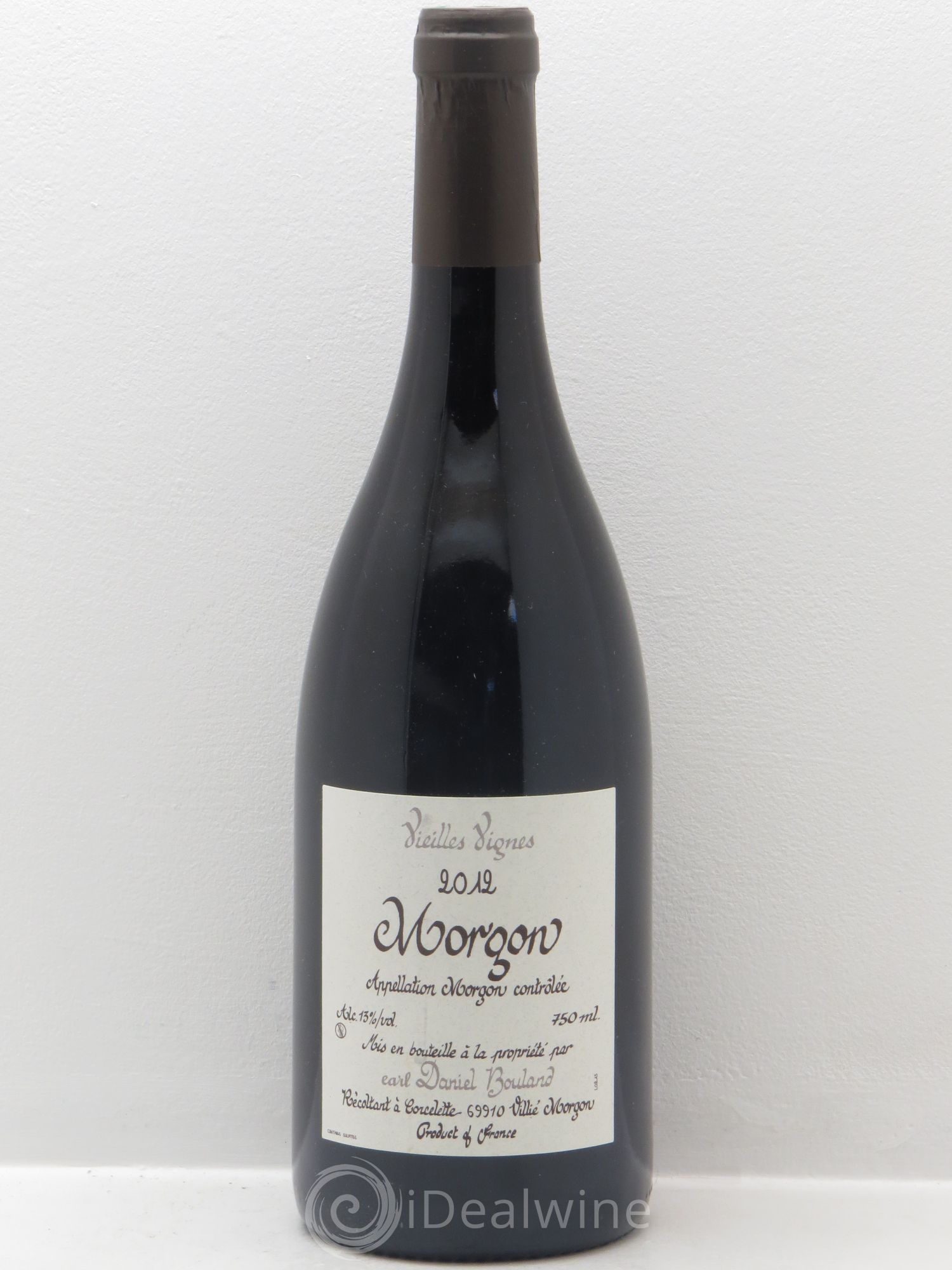 Morgon Vieilles Vignes Daniel Bouland (Domaine) 2012 - Lot de 1 bouteille - 0