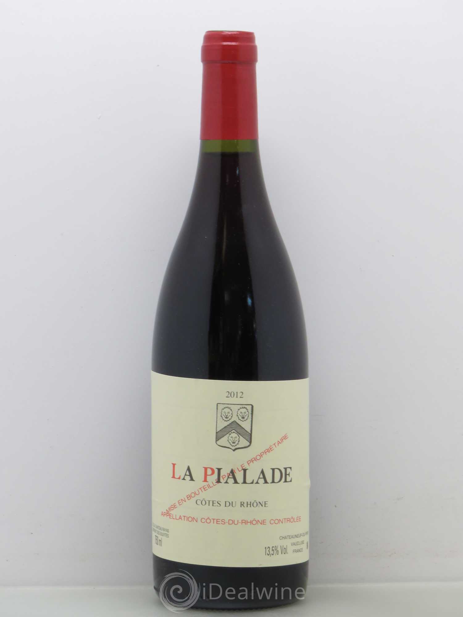 Côtes-du-Rhône La Pialade Emmanuel Reynaud 2012 - Lot de 1 bouteille - 0