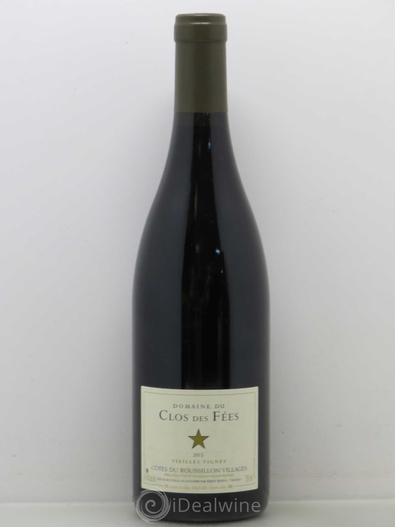 Côtes du Roussillon Villages Clos des Fées Hervé Bizeul Vieilles Vignes 2015 - Lot de 1 bouteille - 0