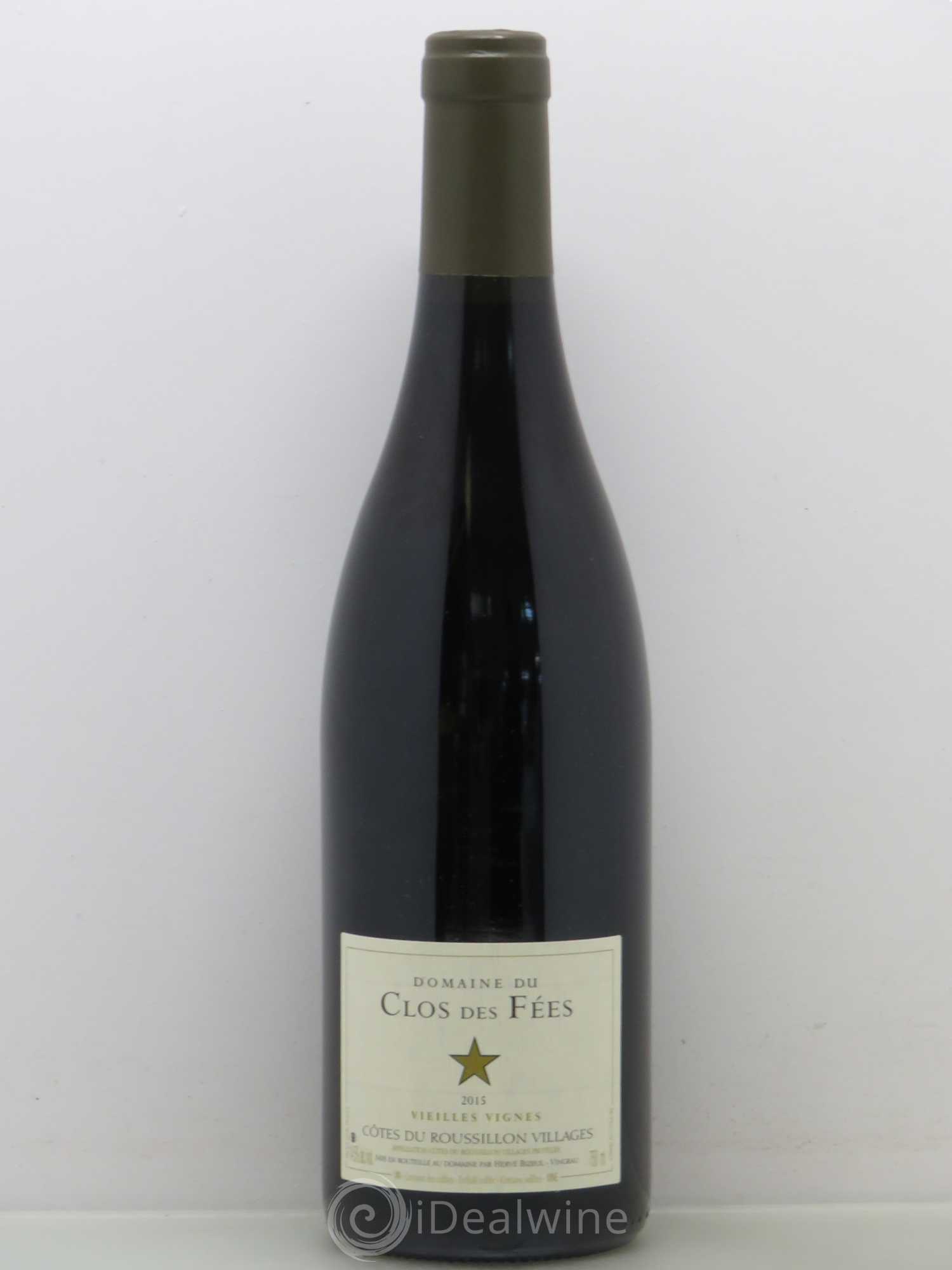 Côtes du Roussillon Villages Clos des Fées Hervé Bizeul Vieilles Vignes 2015 - Lot de 1 bouteille - 0