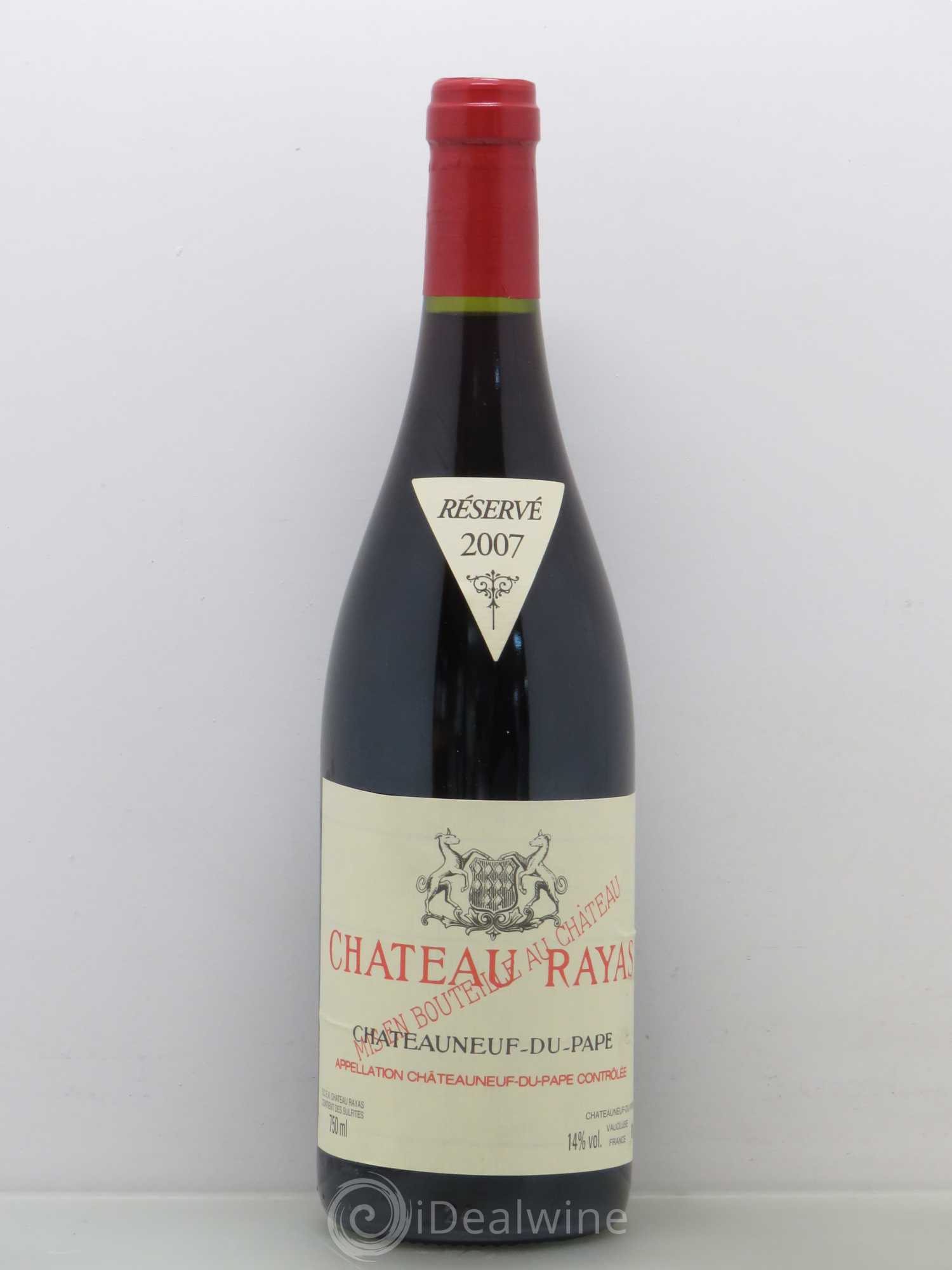 Châteauneuf-du-Pape Château Rayas Emmanuel Reynaud 2007 - Lot de 1 bouteille - 0