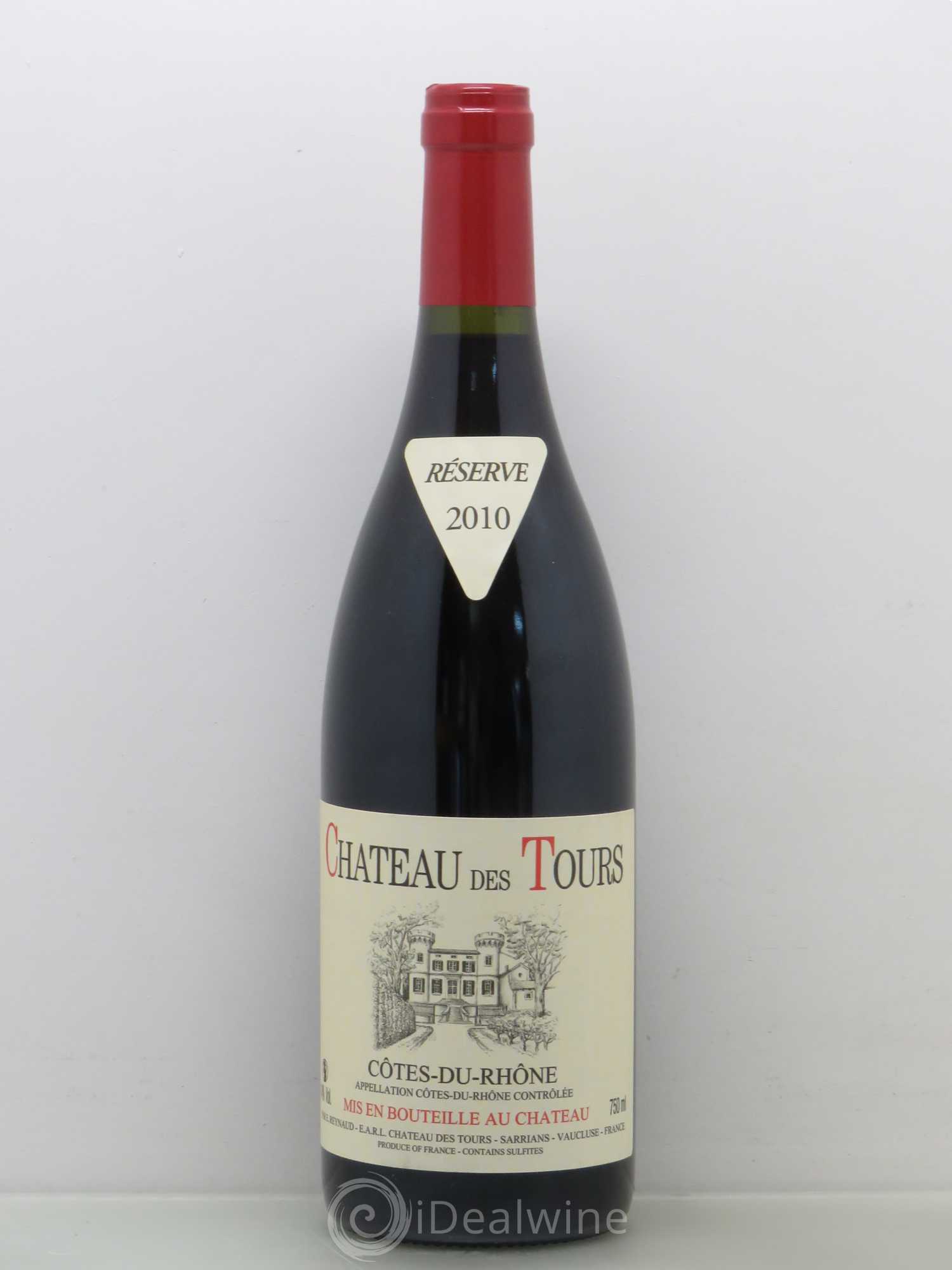 Côtes-du-Rhône Château des Tours Emmanuel Reynaud 2010 - Lot de 1 bouteille - 0