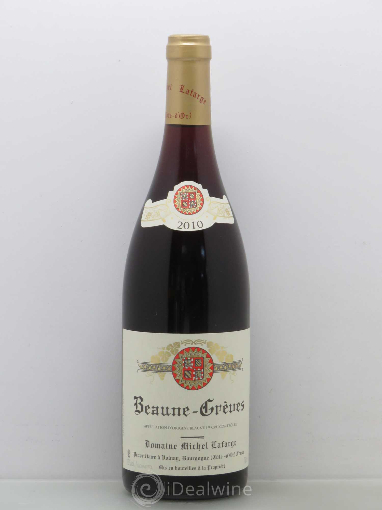 Beaune 1er Cru Grèves Lafarge (Domaine) 2010 - Lot de 1 bouteille - 0