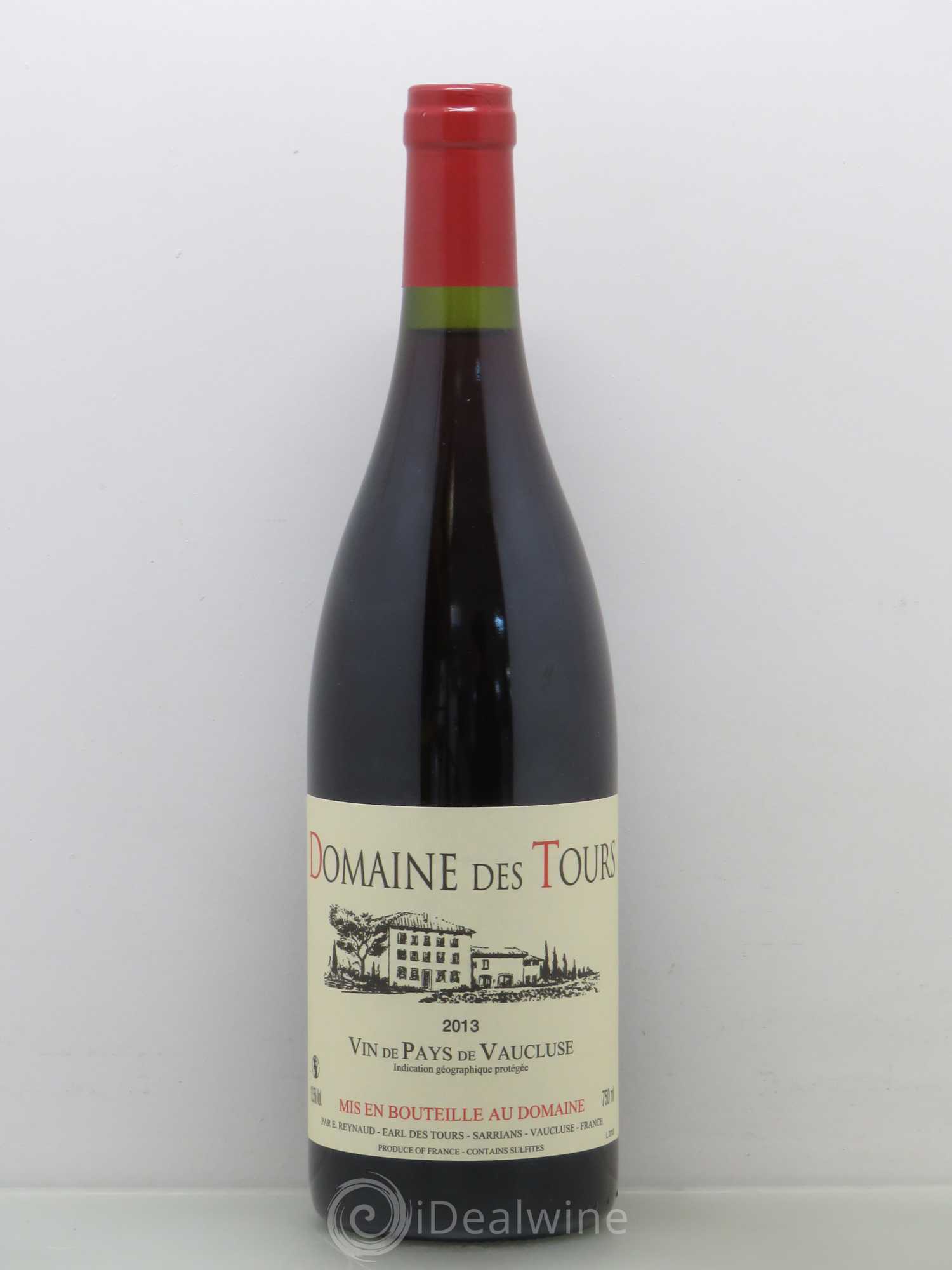 Vaucluse (Vin de Pays de Vaucluse) Domaine des Tours Emmanuel Reynaud 2013 - Lot de 1 bouteille - 0