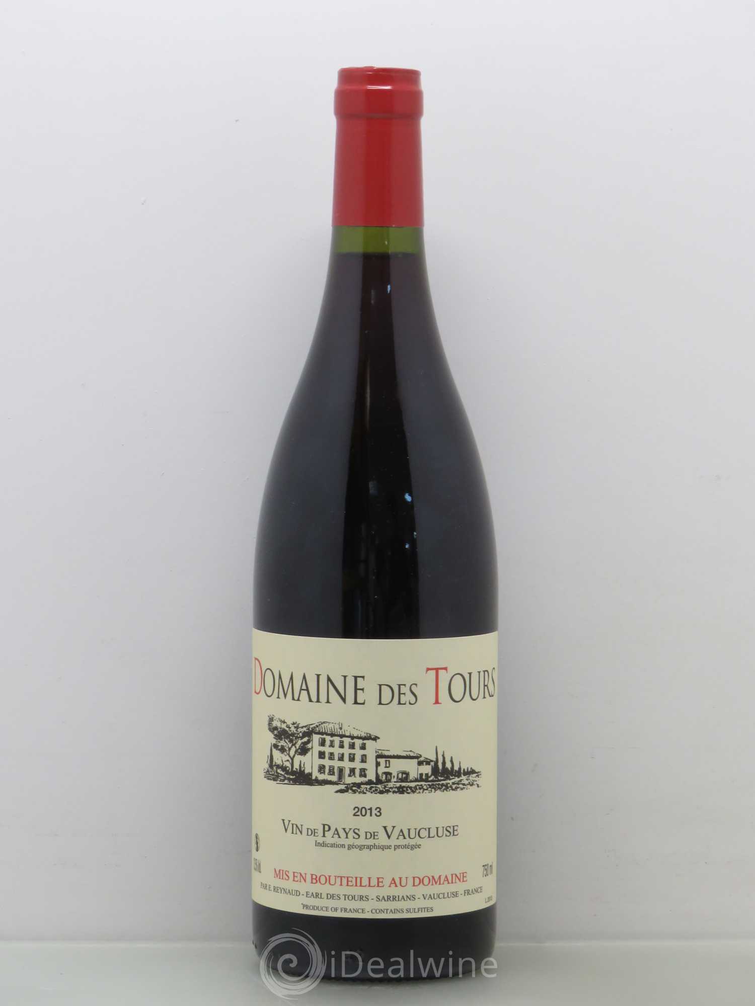 Vaucluse (Vin de Pays de Vaucluse) Domaine des Tours Emmanuel Reynaud 2013 - Lot de 1 bouteille - 0