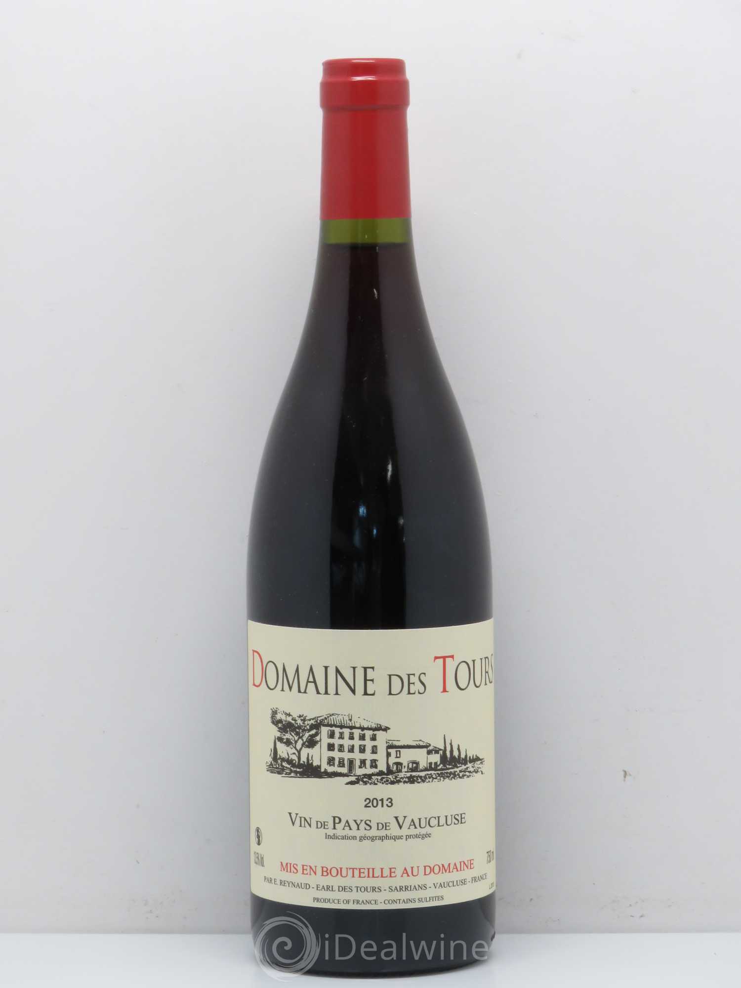 Vaucluse (Vin de Pays de Vaucluse) Domaine des Tours Emmanuel Reynaud 2013 - Lot de 1 bouteille - 0