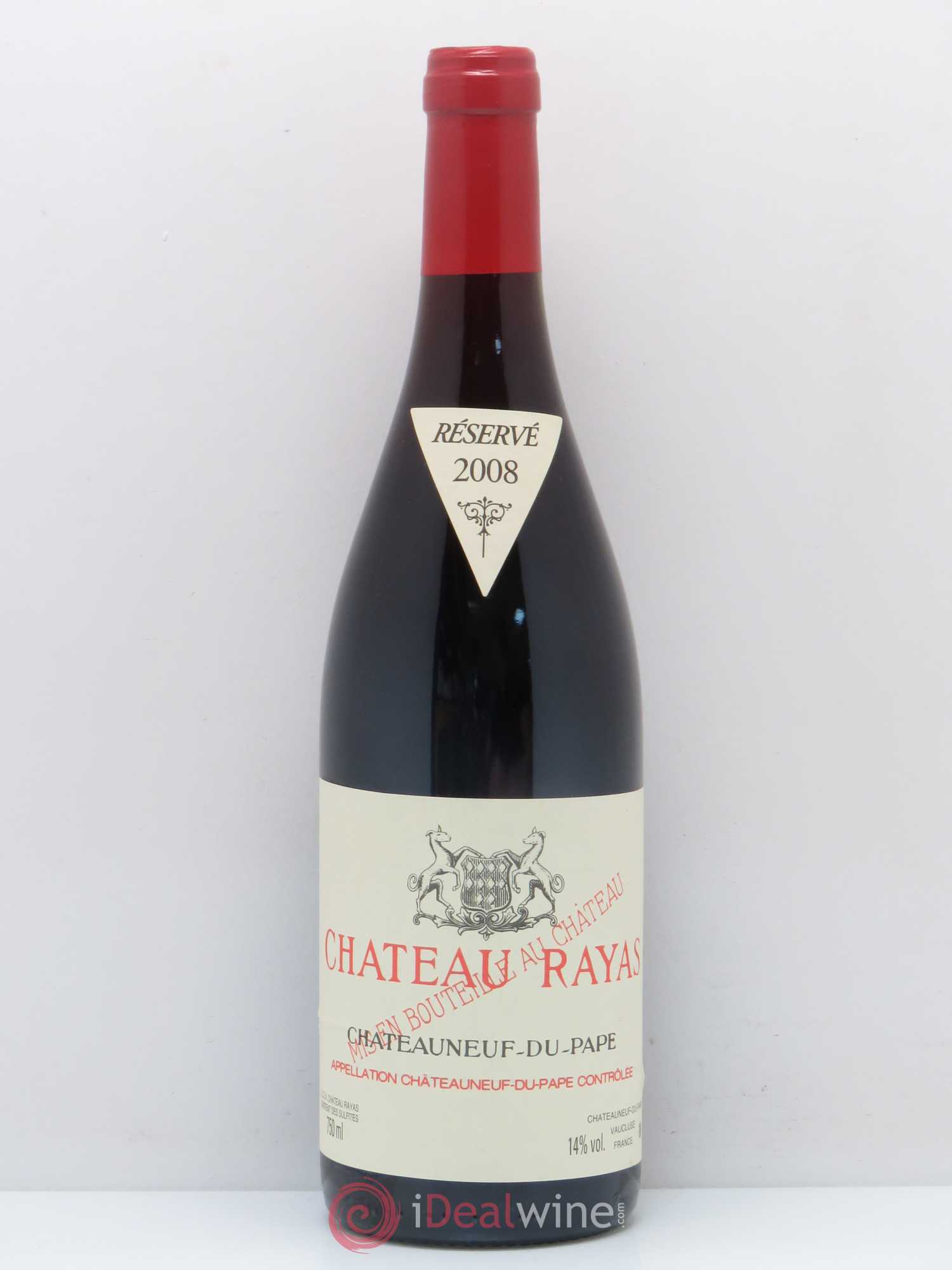 Châteauneuf-du-Pape Château Rayas Emmanuel Reynaud 2008 - Lot de 1 bouteille - 0