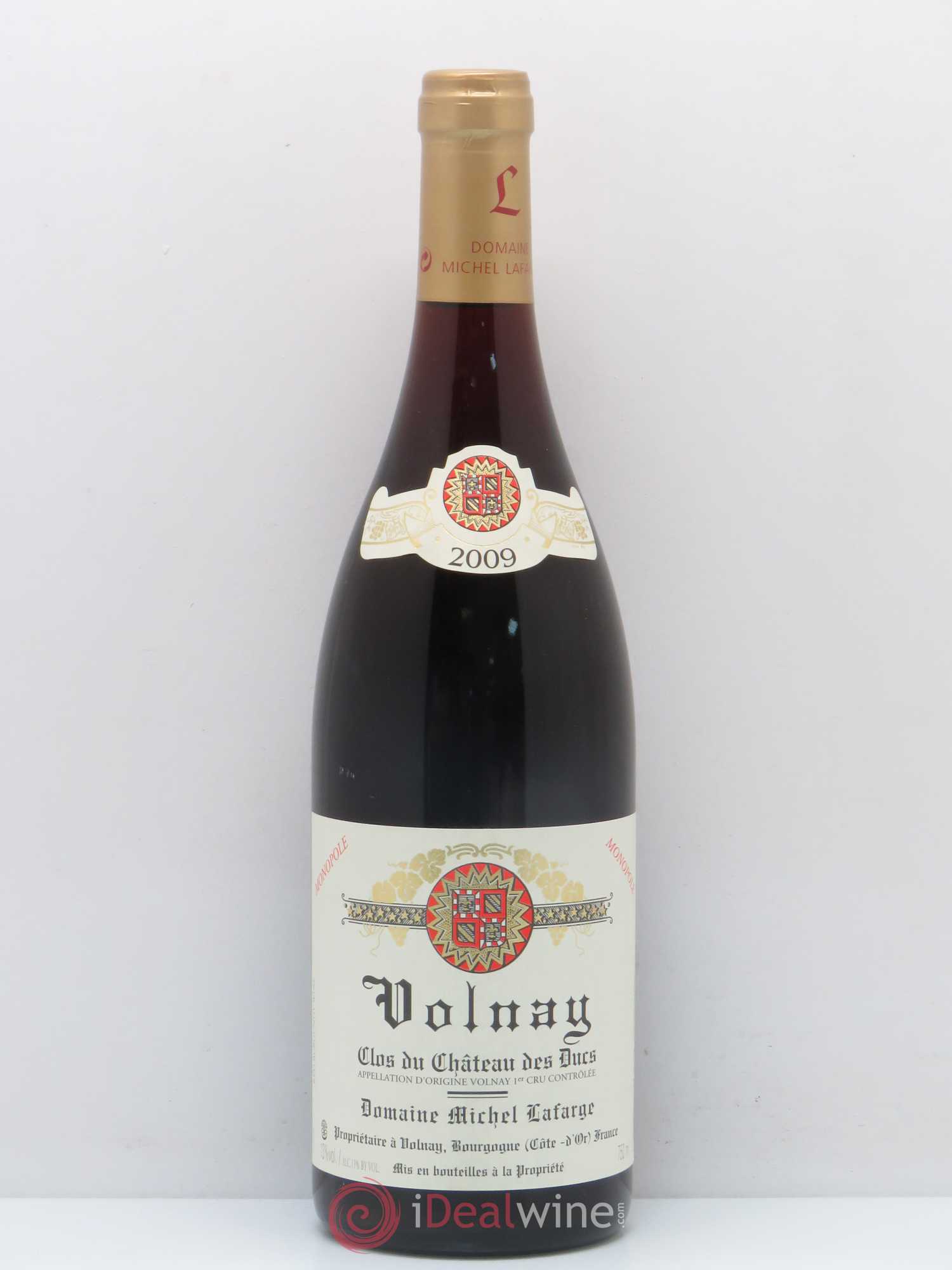 Volnay 1er Cru Clos du Château des Ducs Lafarge (Domaine) 2009 - Lot de 1 bouteille - 0