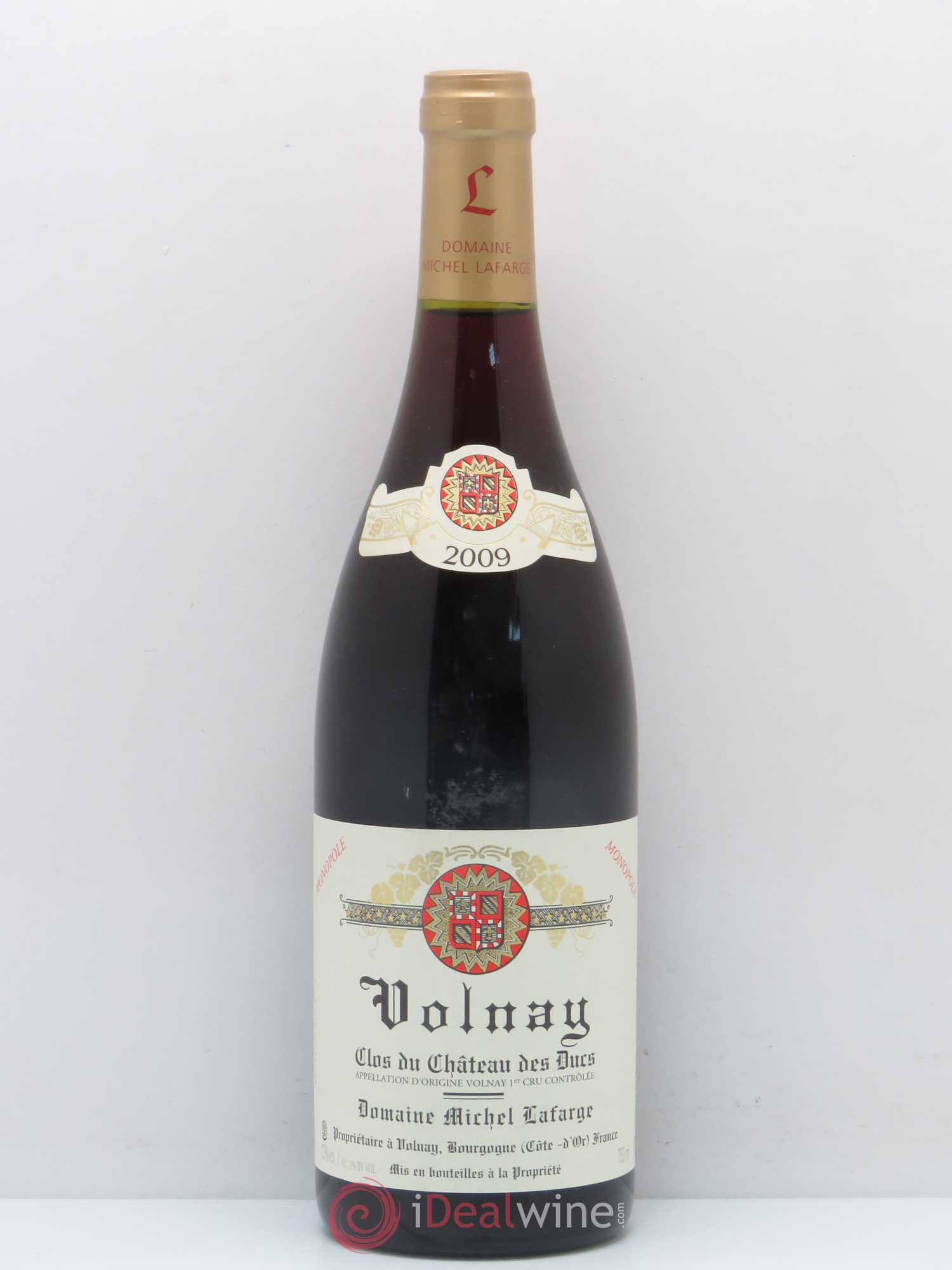 Volnay 1er Cru Clos du Château des Ducs Lafarge (Domaine) 2009 - Lot de 1 bouteille - 0