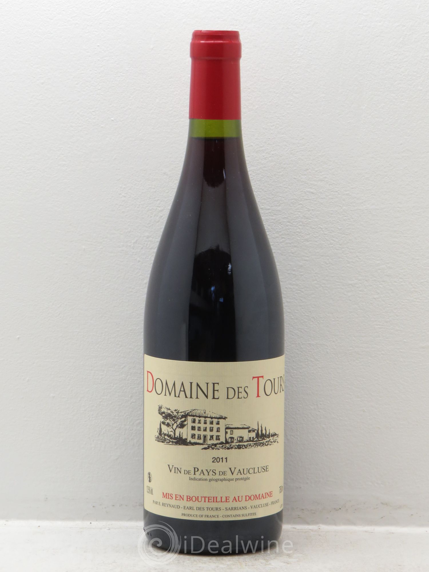 IGP Vaucluse (Vin de Pays de Vaucluse) Domaine des Tours Emmanuel Reynaud 2011 - Lot de 1 bouteille - 0