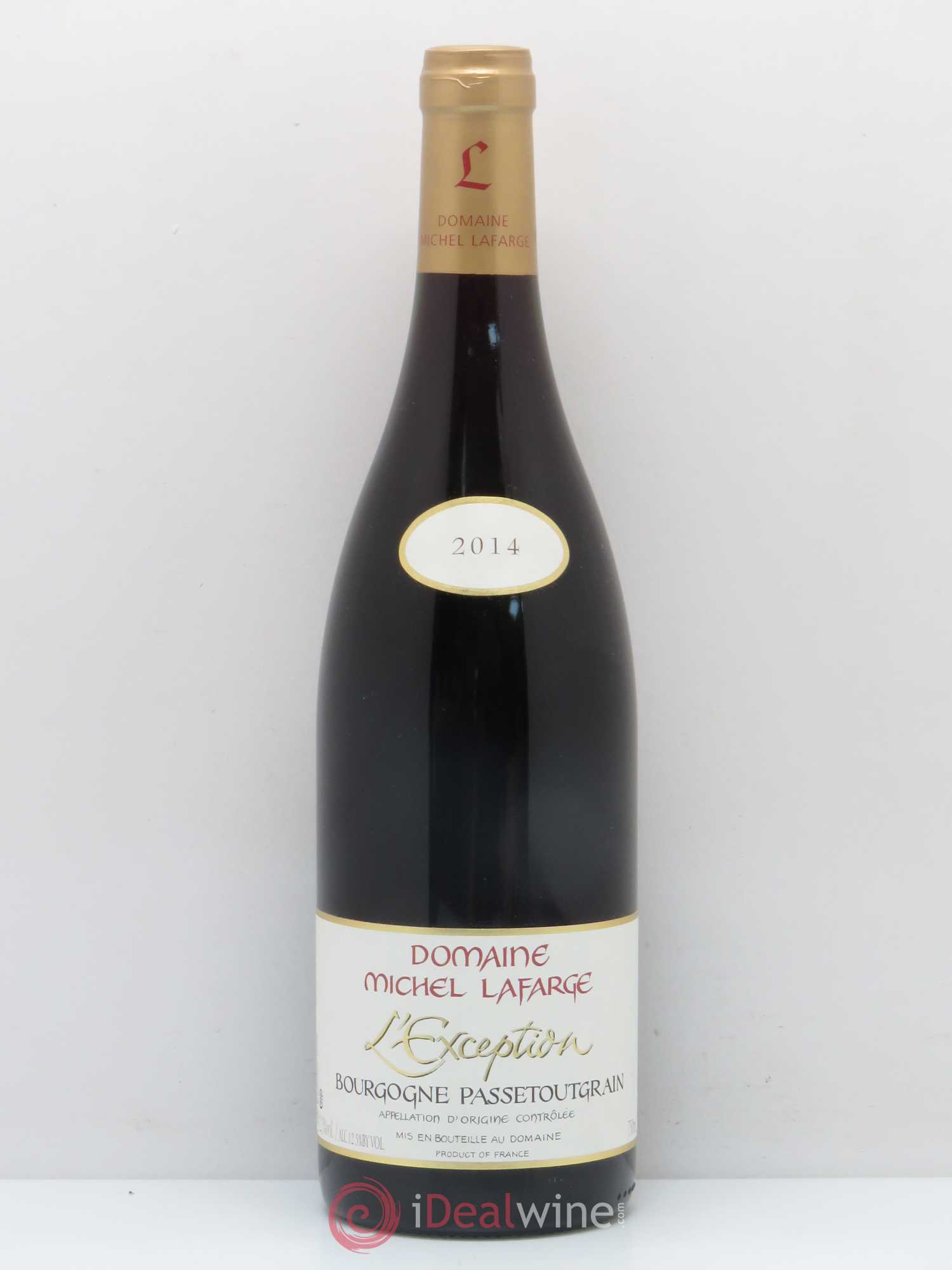 Bourgogne Passetoutgrain L'Exception Michel Lafarge (sans prix de réserve) 2014 - Posten von 1 Flasche - 0