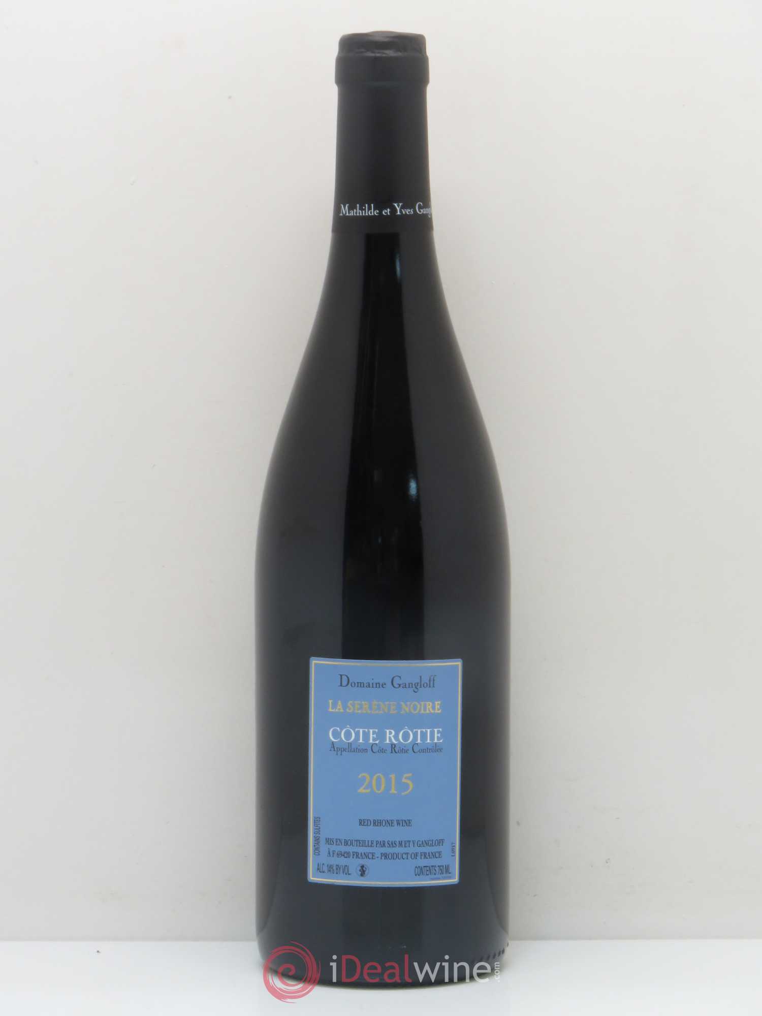 Côte-Rôtie La Sereine Noire Gangloff (Domaine) 2015 - Lot de 1 bouteille - 1