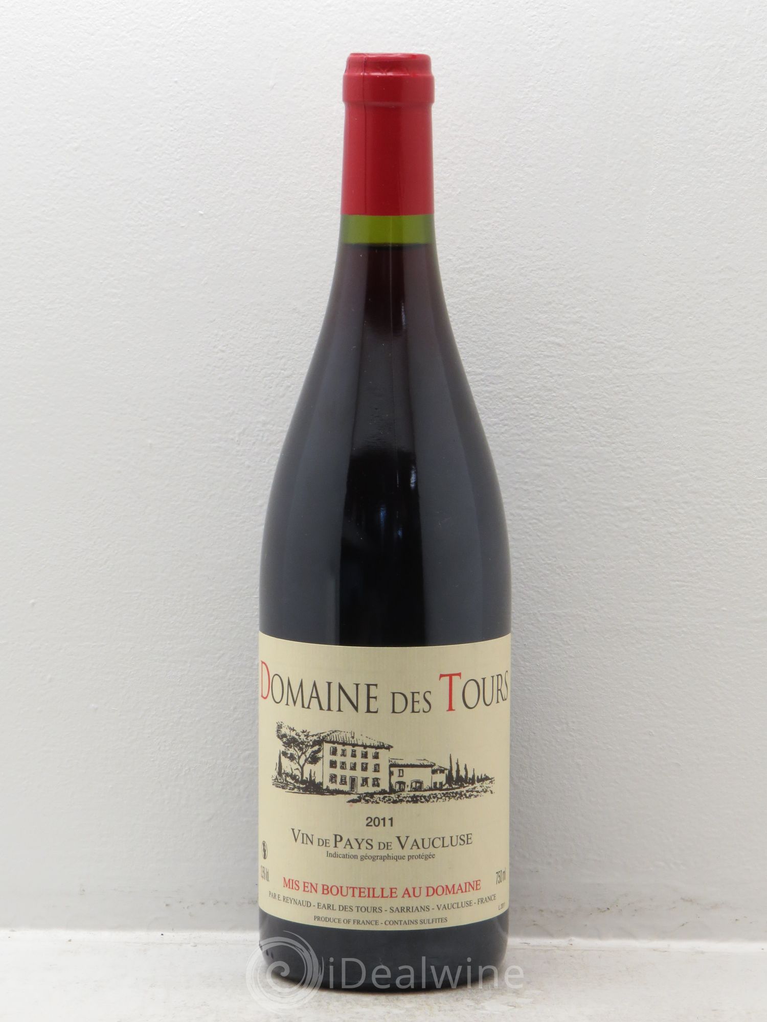 Vaucluse (Vin de Pays de Vaucluse) Domaine des Tours Emmanuel Reynaud 2011 - Lot de 1 bouteille - 0