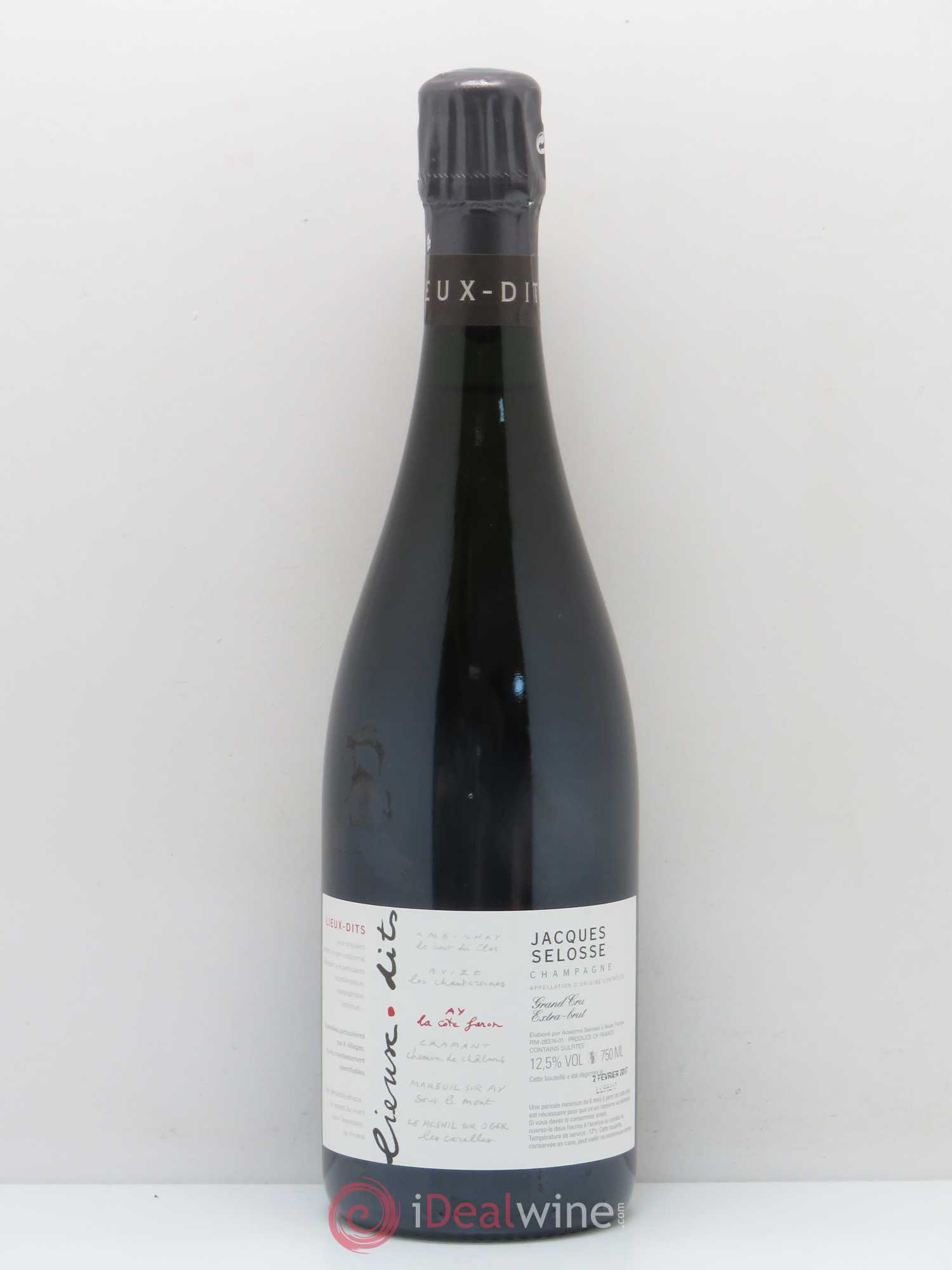 La Côte Faron Blanc de Noirs Grand Cru Extra-Brut Jacques Selosse Extra Brut - Lot de 1 bouteille - 0