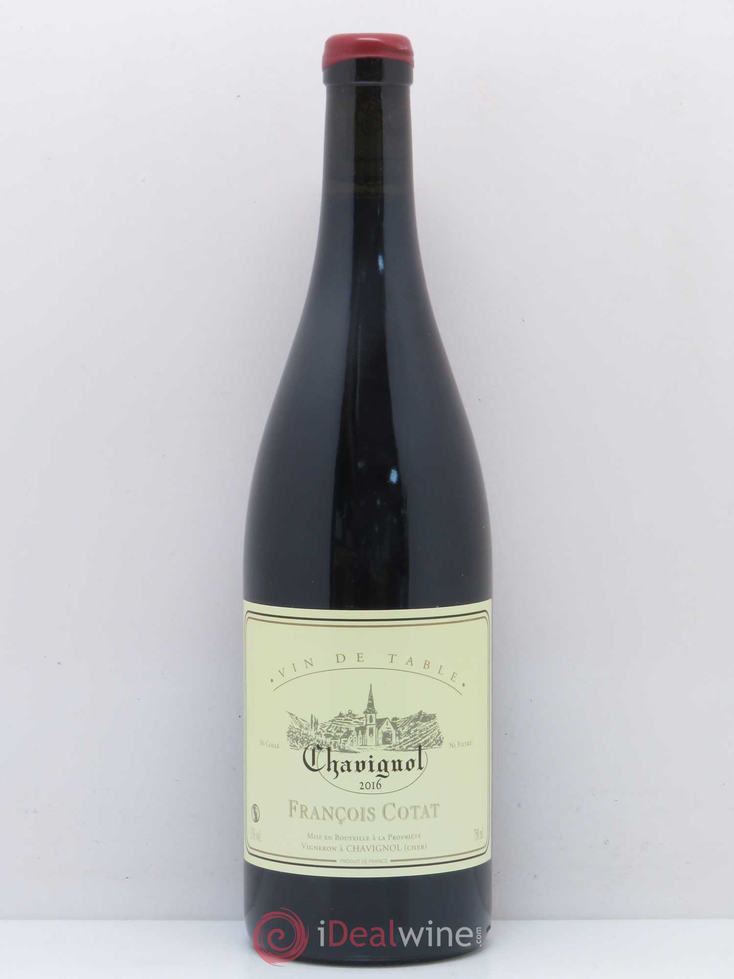 Vin de table - Chavignol François Cotat 2016 - Lot de 1 bouteille - 0