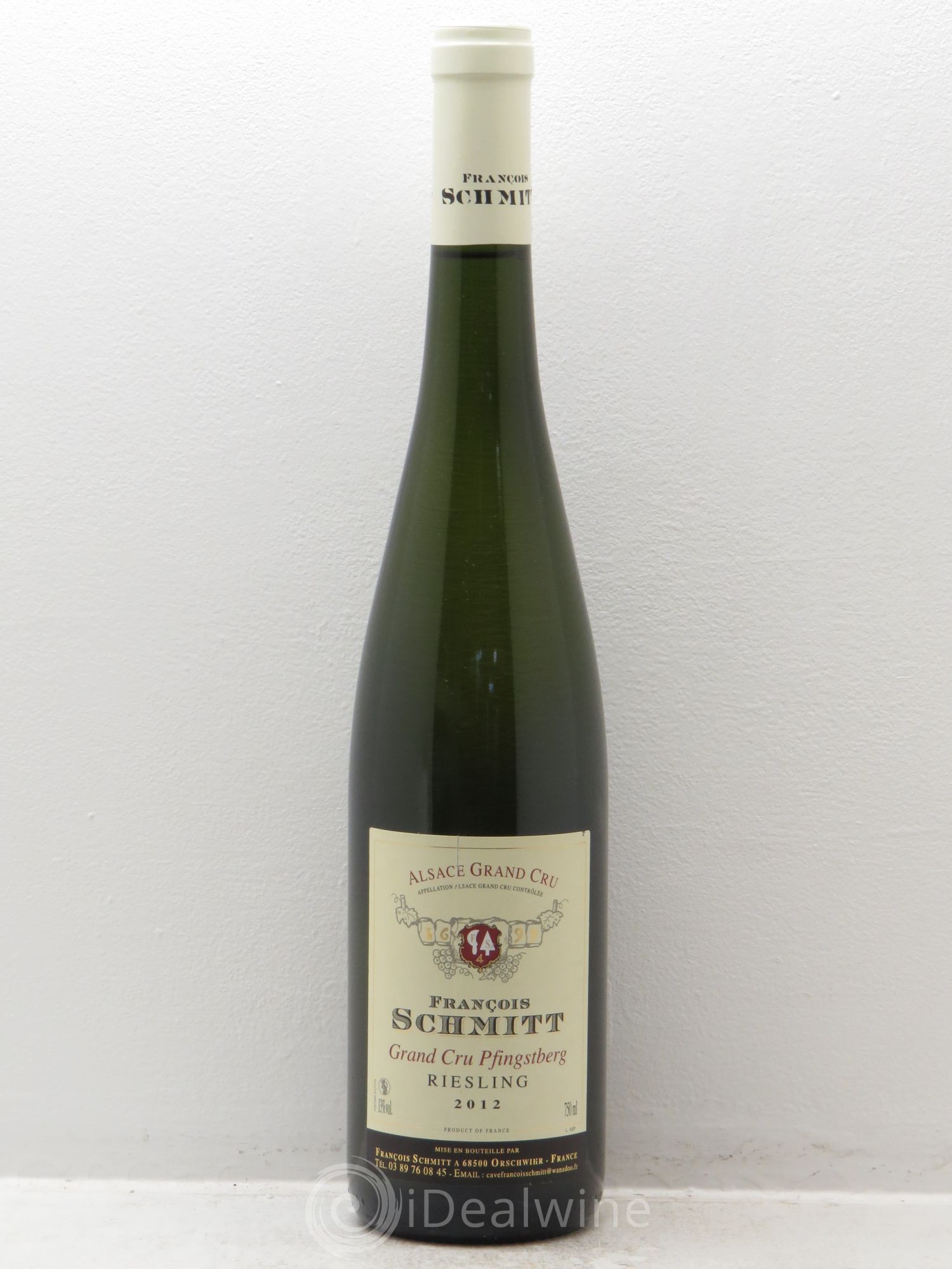 Alsace Grand Cru Pfingstberg F.Schmitt 2012 - Posten von 1 Flasche - 0