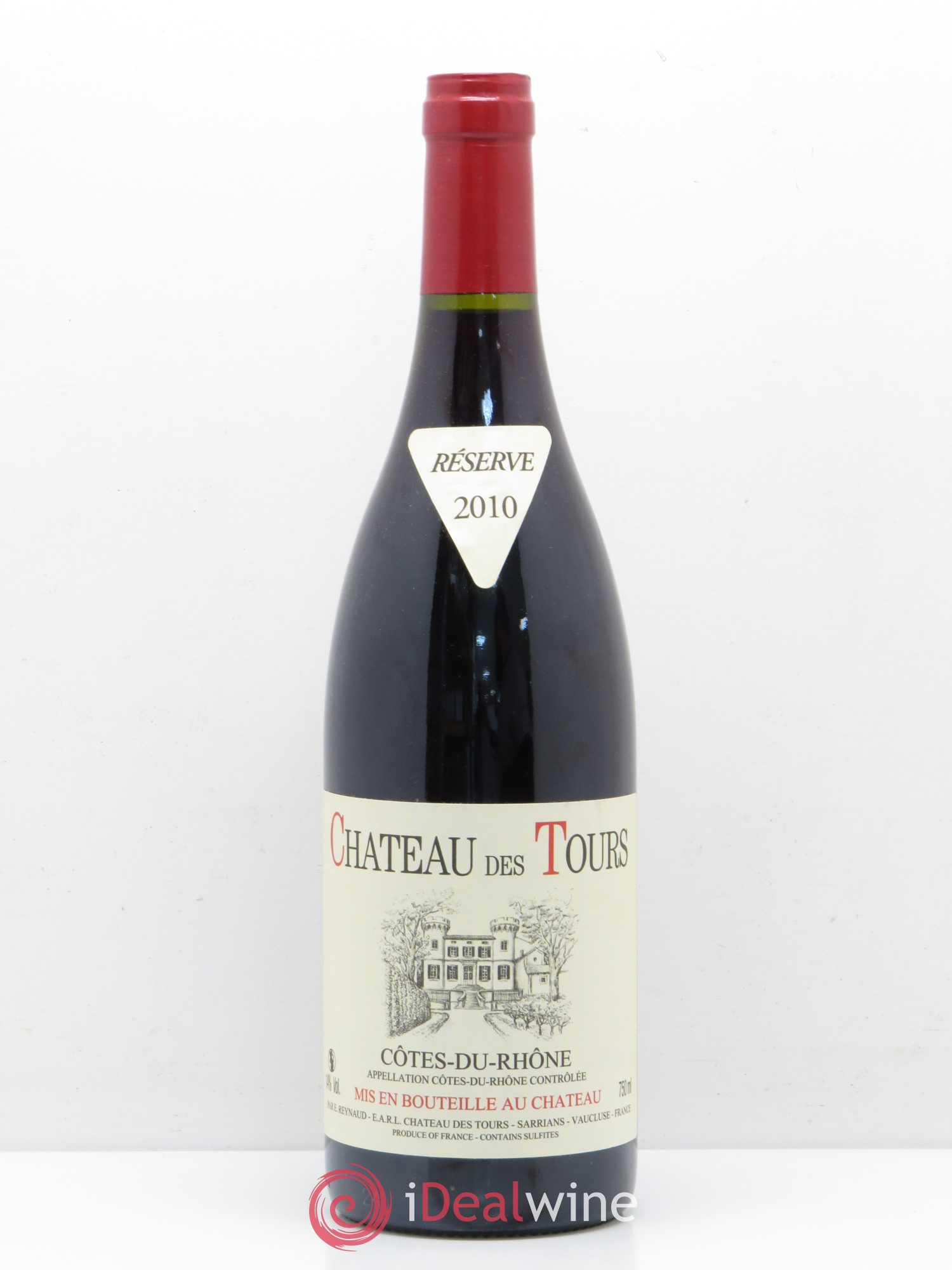 Côtes-du-Rhône Château des Tours Emmanuel Reynaud 2010 - Lot de 1 bouteille - 0