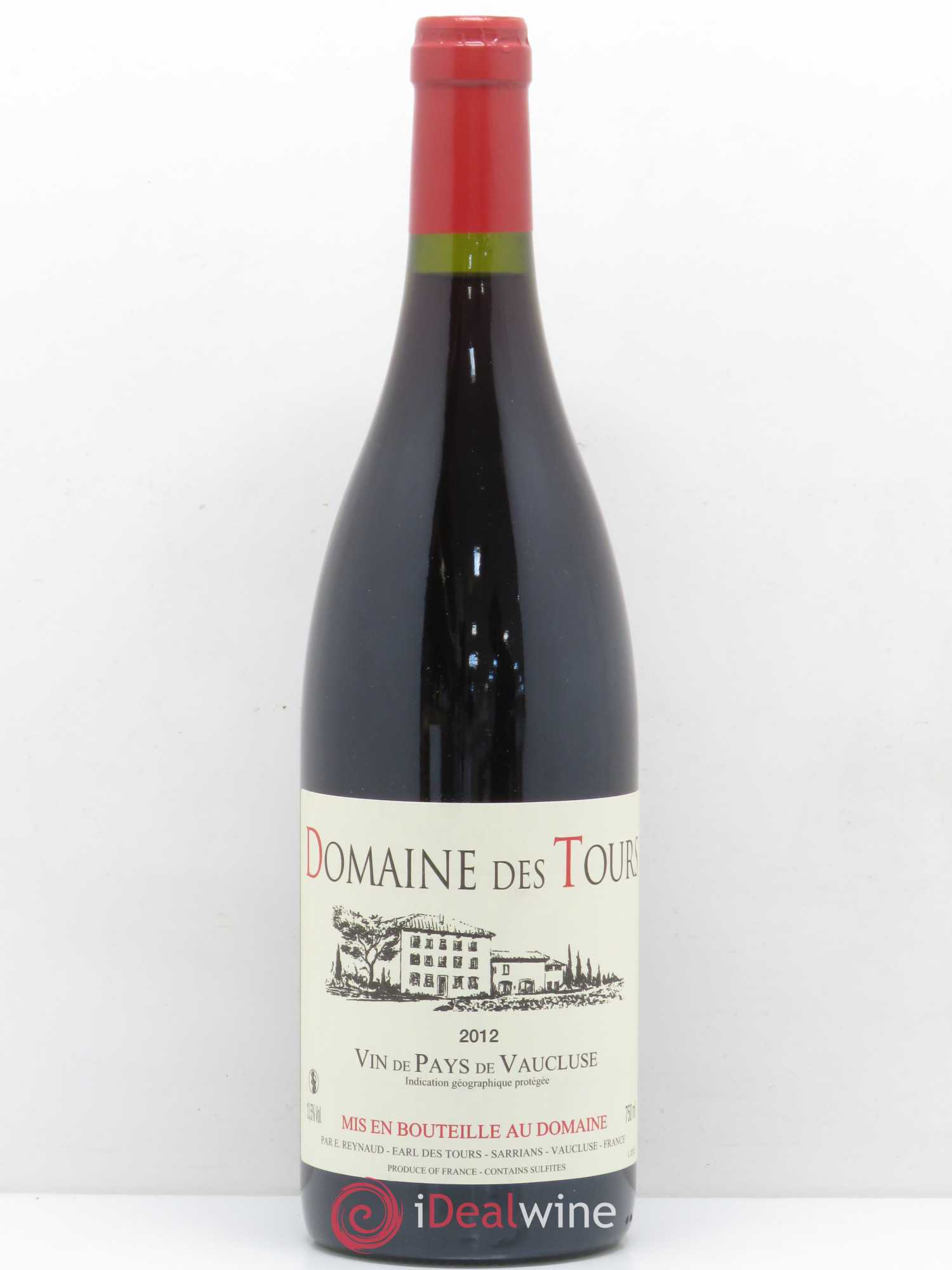 Vaucluse (Vin de Pays de Vaucluse) Domaine des Tours Emmanuel Reynaud 2012 - Lot de 1 bouteille - 0