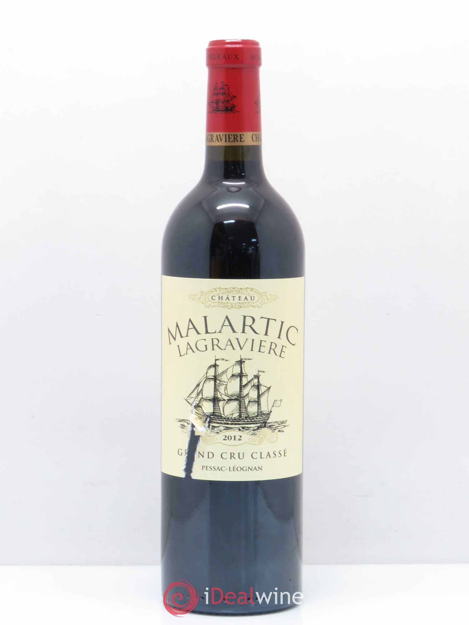 Château Malartic-Lagravière Cru Classé de Graves 2012 - Lot de 1 bouteille - 0