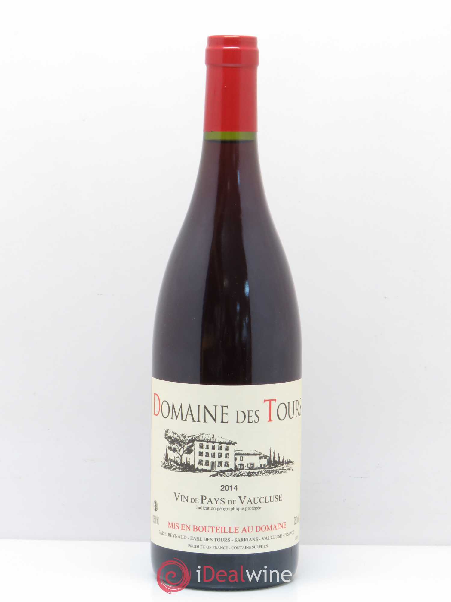 Vaucluse (Vin de Pays de Vaucluse) Domaine des Tours Emmanuel Reynaud 2014 - Lot de 1 bouteille - 0