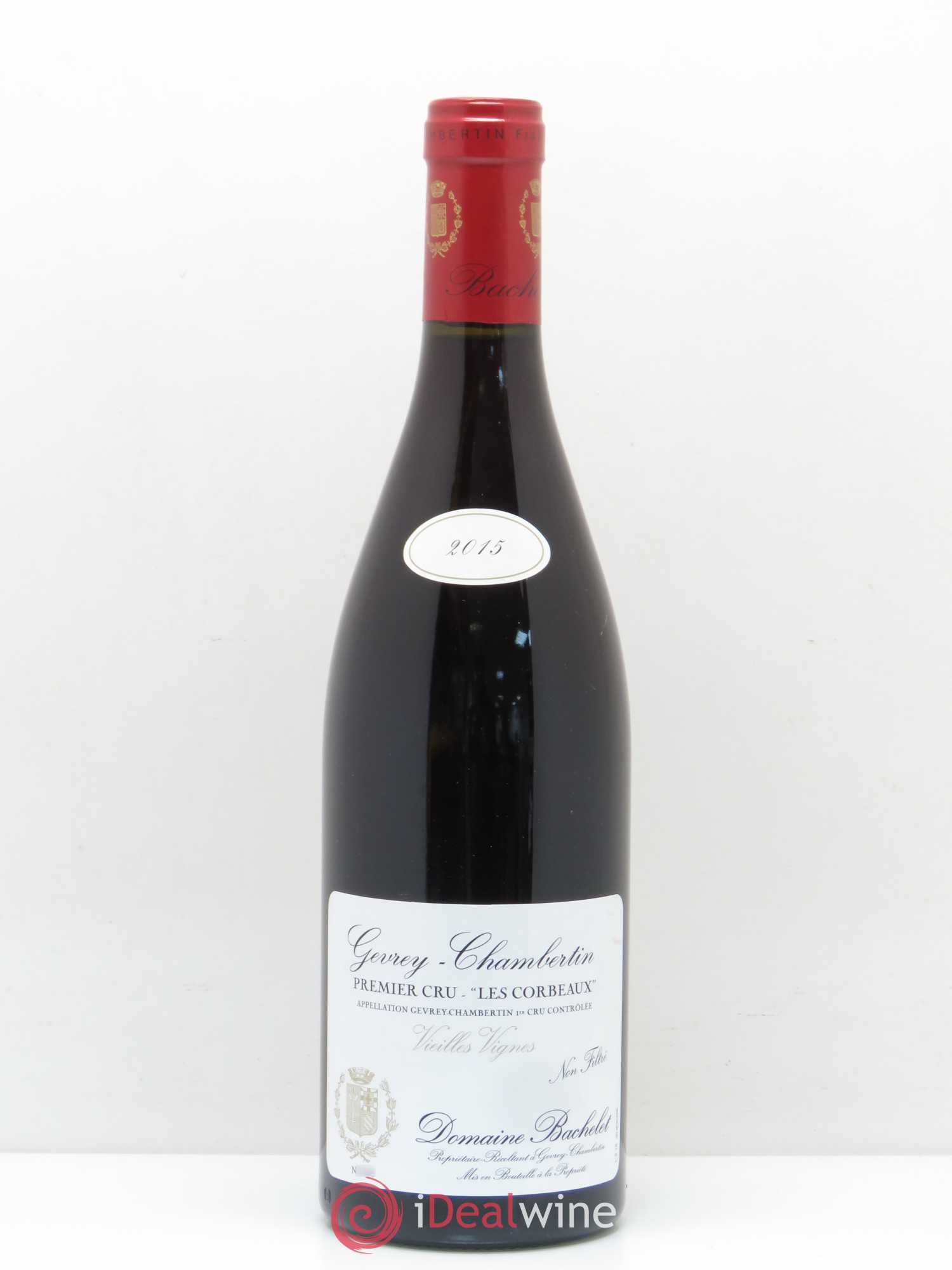 Gevrey-Chambertin 1er Cru Les Corbeaux vieilles vignes Denis Bachelet 2015 - Posten von 1 Flasche - 0