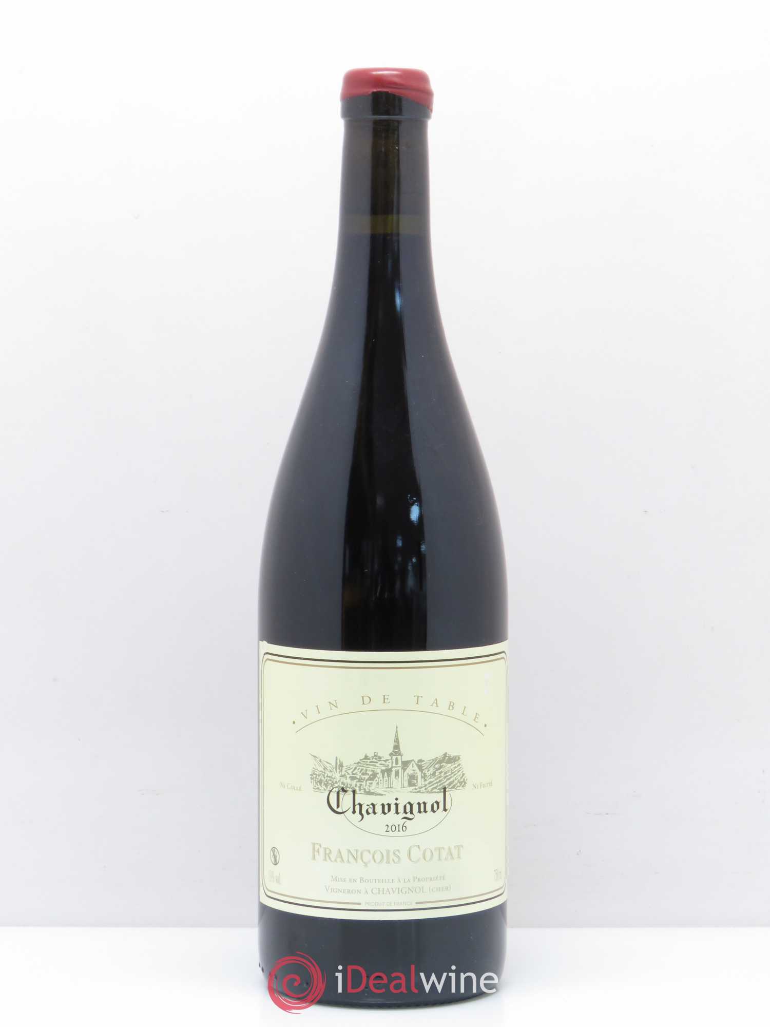 Vin de table Chavignol Francois Cotat 2016 - Posten von 1 Flasche - 0