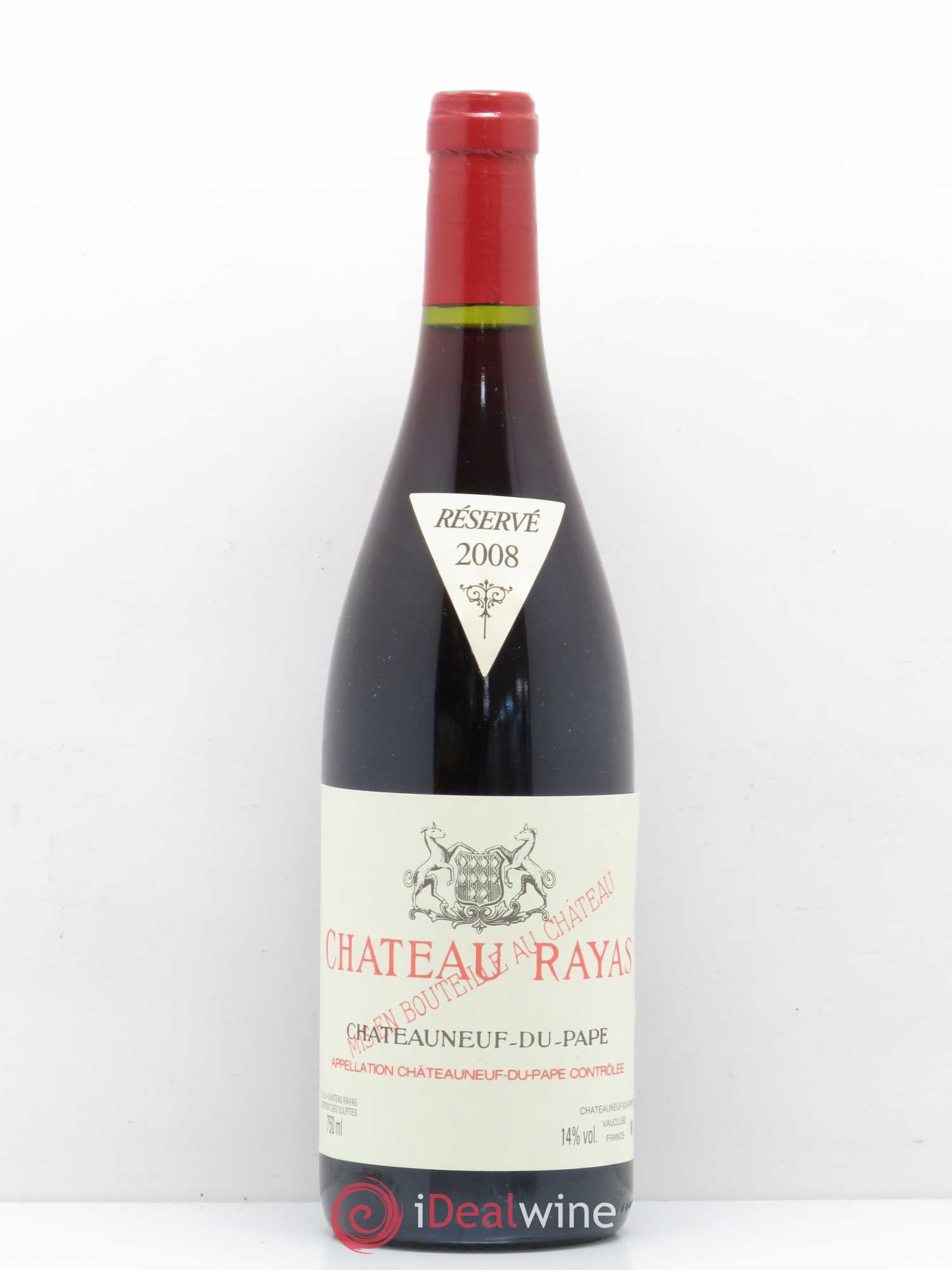 Châteauneuf-du-Pape Château Rayas Emmanuel Reynaud 2008 - Lot de 1 bouteille - 0