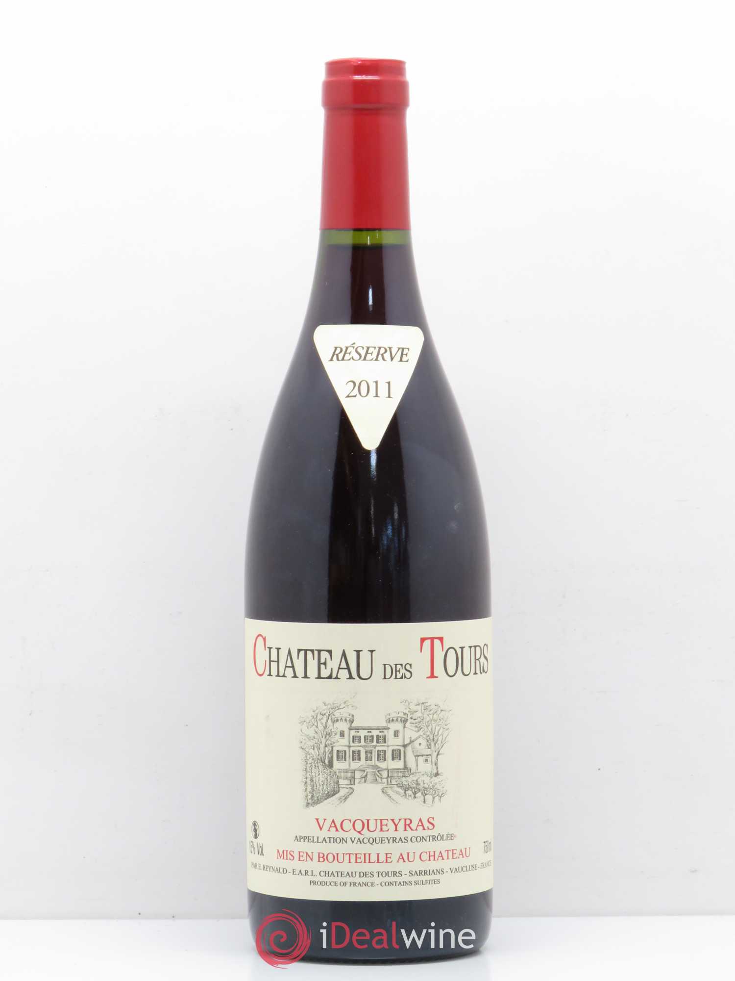Vacqueyras Château des Tours Emmanuel Reynaud 2011 - Lot de 1 bouteille - 0