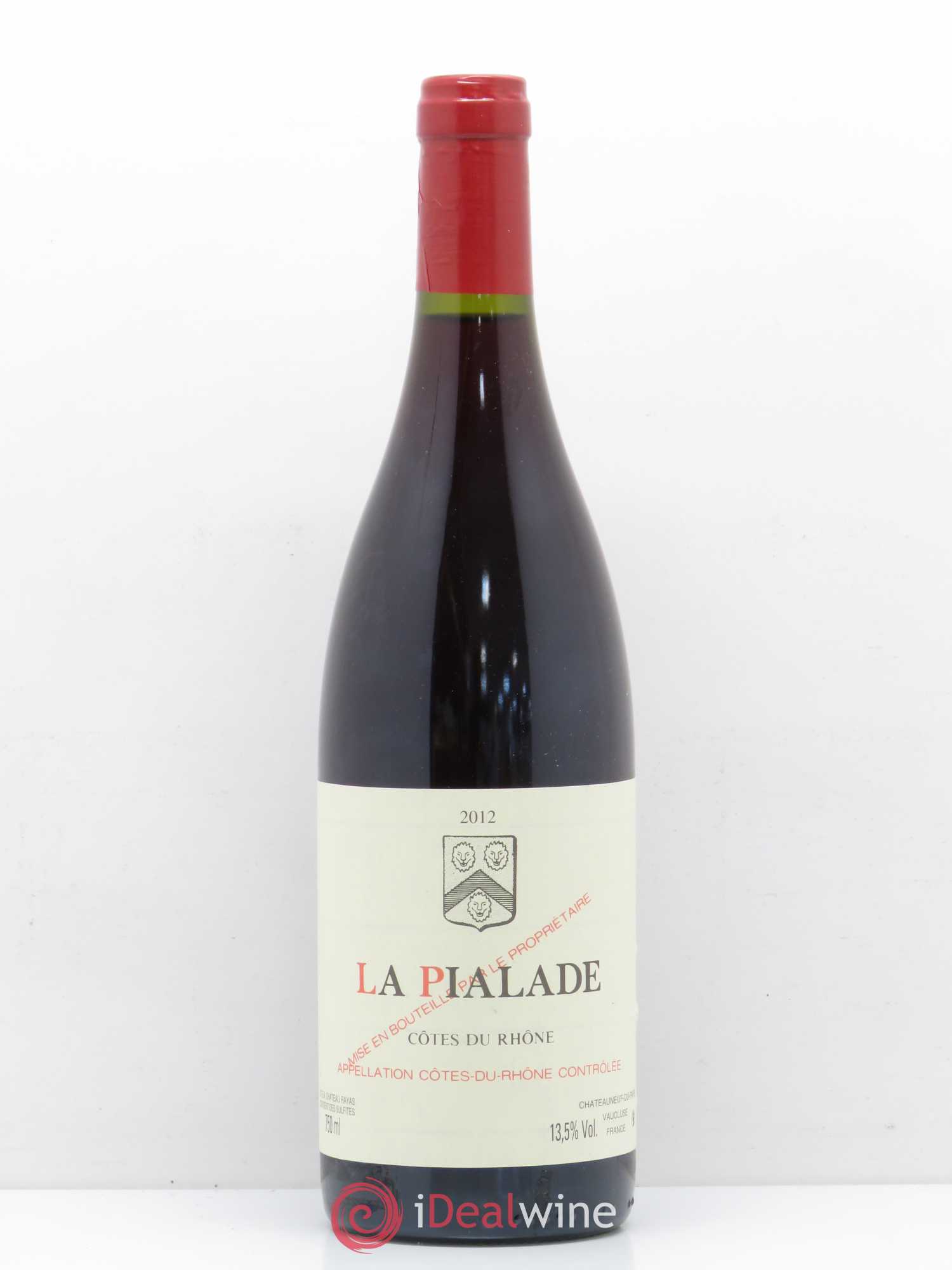 Côtes-du-Rhône La Pialade Emmanuel Reynaud 2012 - Lot de 1 bouteille - 0