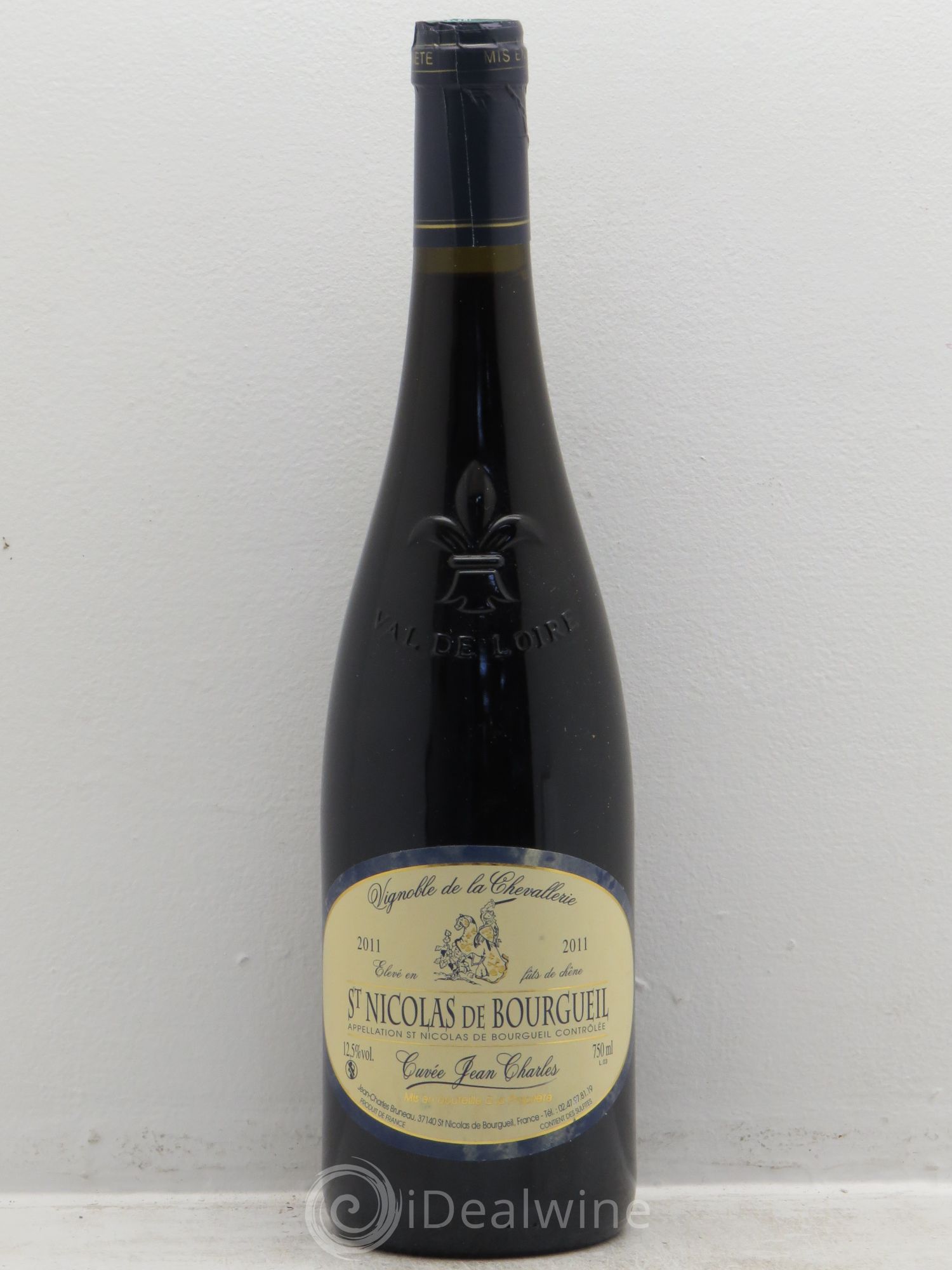Saint-Nicolas de Bourgueil Cuvée Jean Charles .Vignoble de la Chevalerie (sans prix de réserve) 2011 - Posten von 1 Flasche - 0