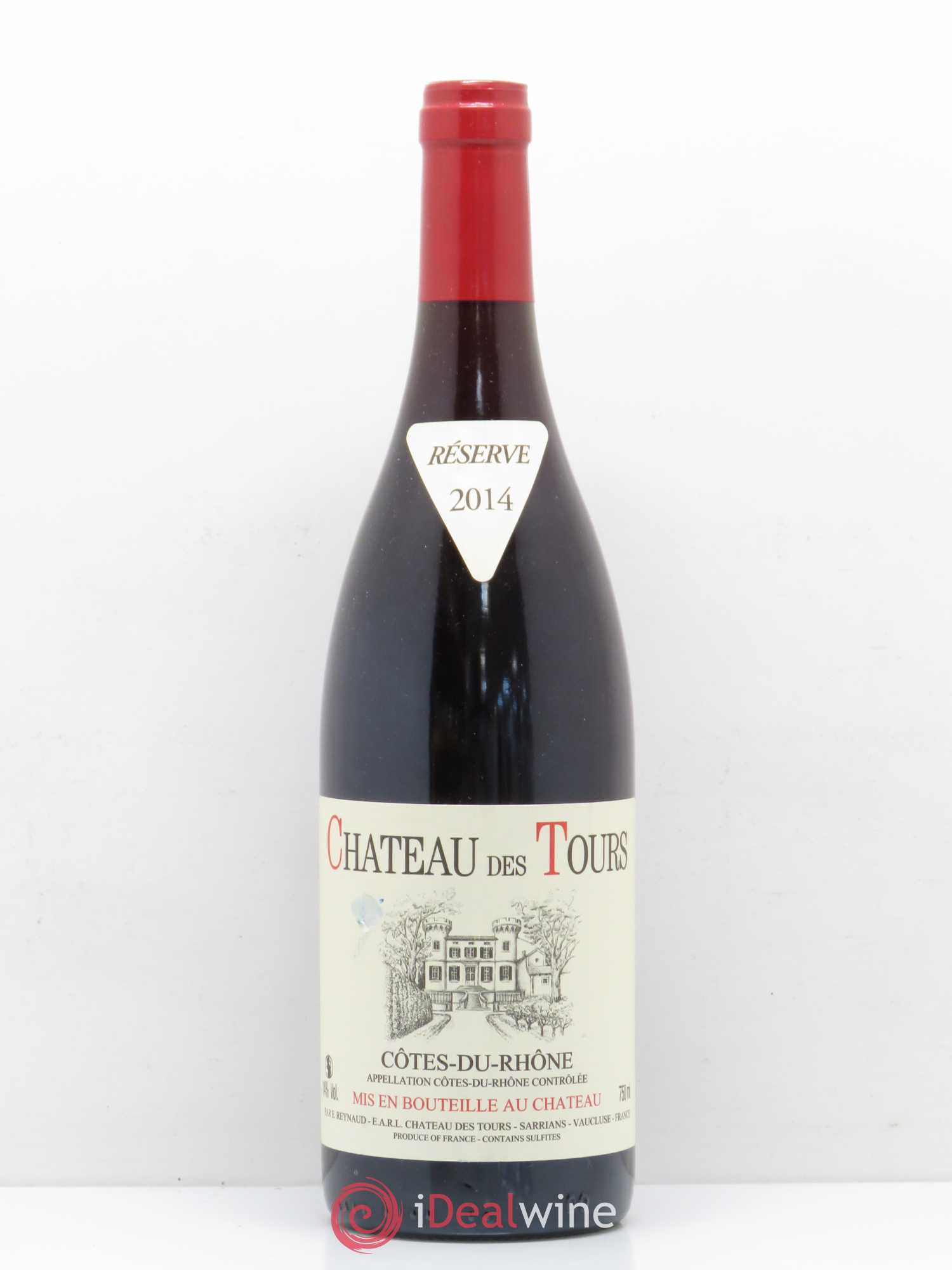 Côtes-du-Rhône Château des Tours Emmanuel Reynaud Réserve 2014 - Lot de 1 bouteille - 0