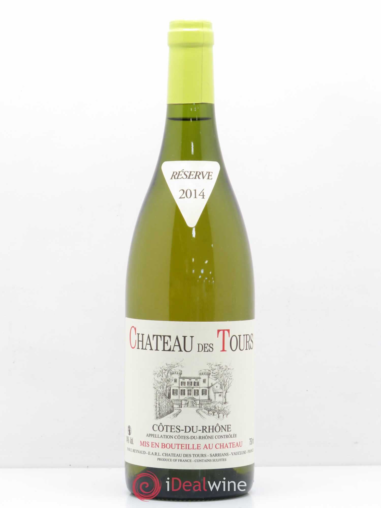 Côtes-du-Rhône Château des Tours Emmanuel Reynaud Réserve 2014 - Lot de 1 bouteille - 0
