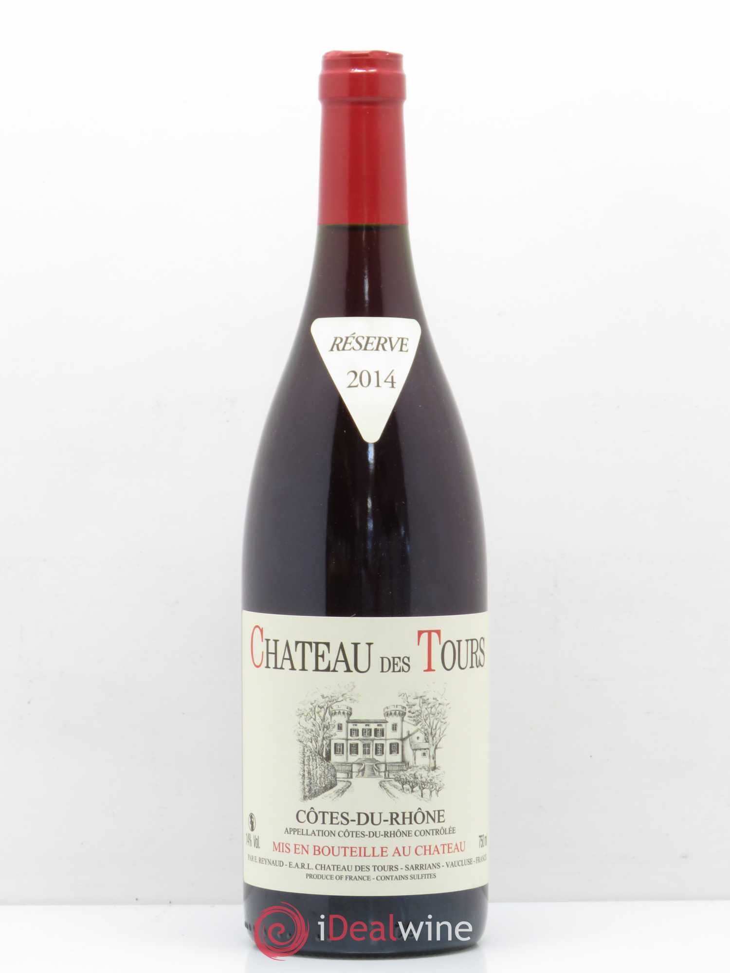 Côtes-du-Rhône Château des Tours Emmanuel Reynaud Réserve 2014 - Lot de 1 bouteille - 0
