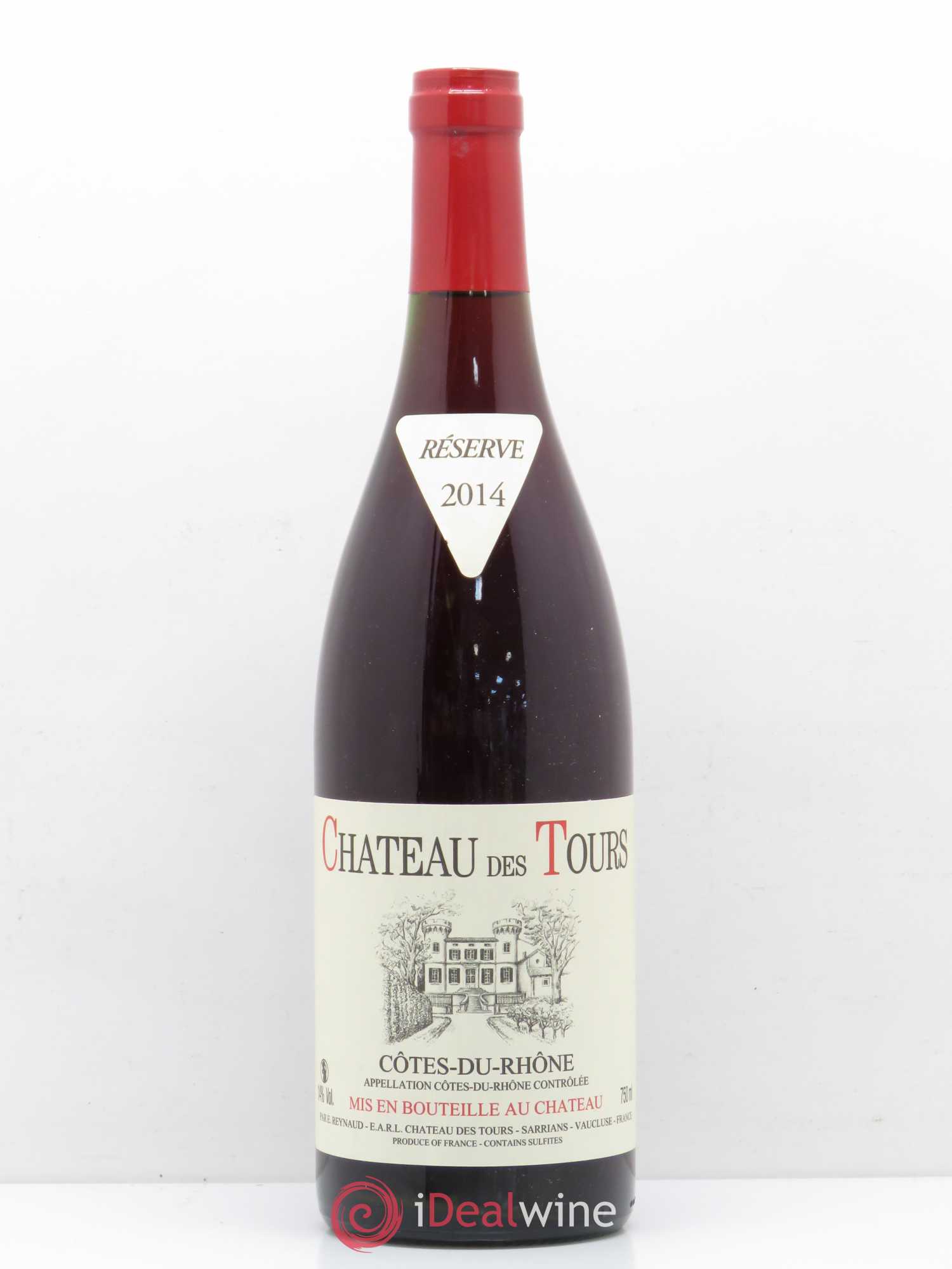 Côtes-du-Rhône Château des Tours Emmanuel Reynaud Réserve 2014 - Lot de 1 bouteille - 0