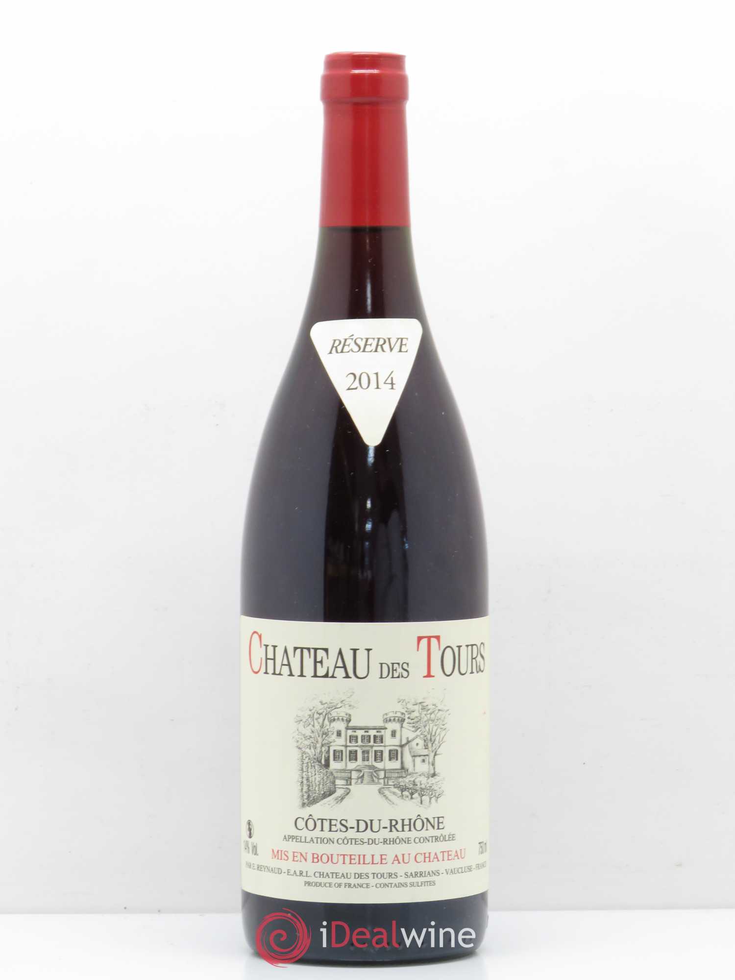 Côtes-du-Rhône Château des Tours Emmanuel Reynaud Réserve 2014 - Lot de 1 bouteille - 0