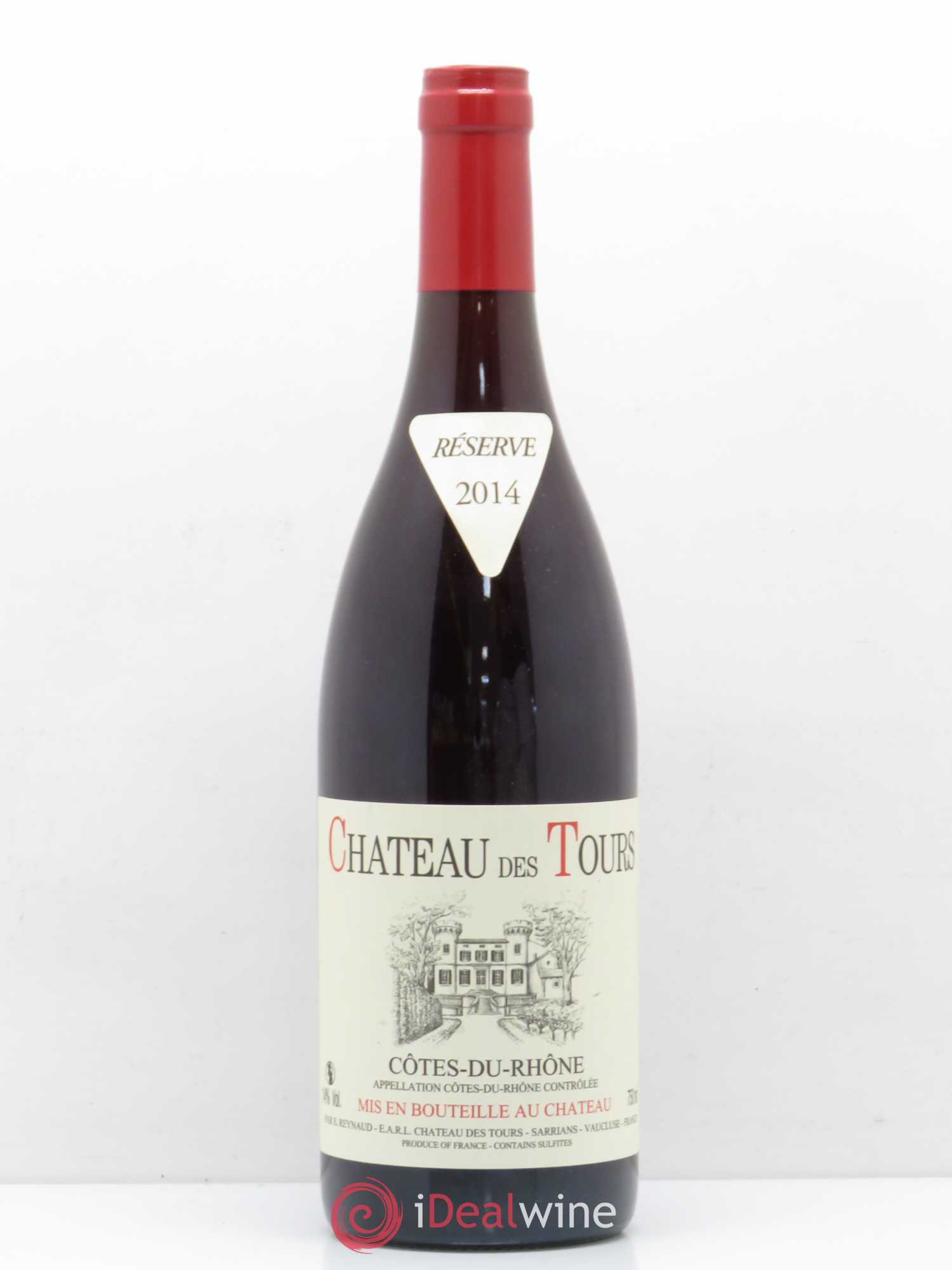 Côtes-du-Rhône Château des Tours Emmanuel Reynaud Réserve 2014 - Lot de 1 bouteille - 0