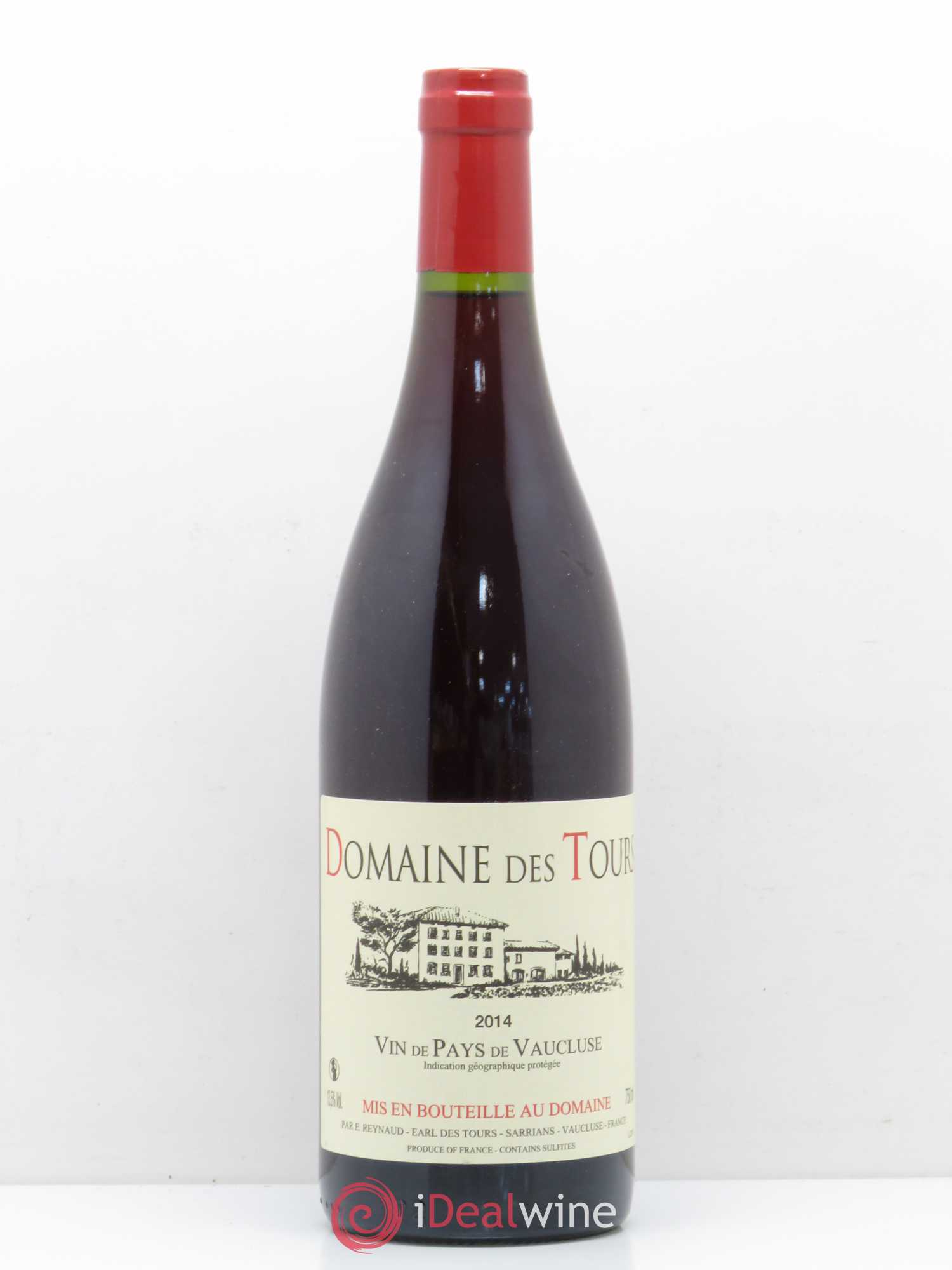 Vaucluse (Vin de Pays de Vaucluse) Domaine des Tours Emmanuel Reynaud 2014 - Lot de 1 bouteille - 0
