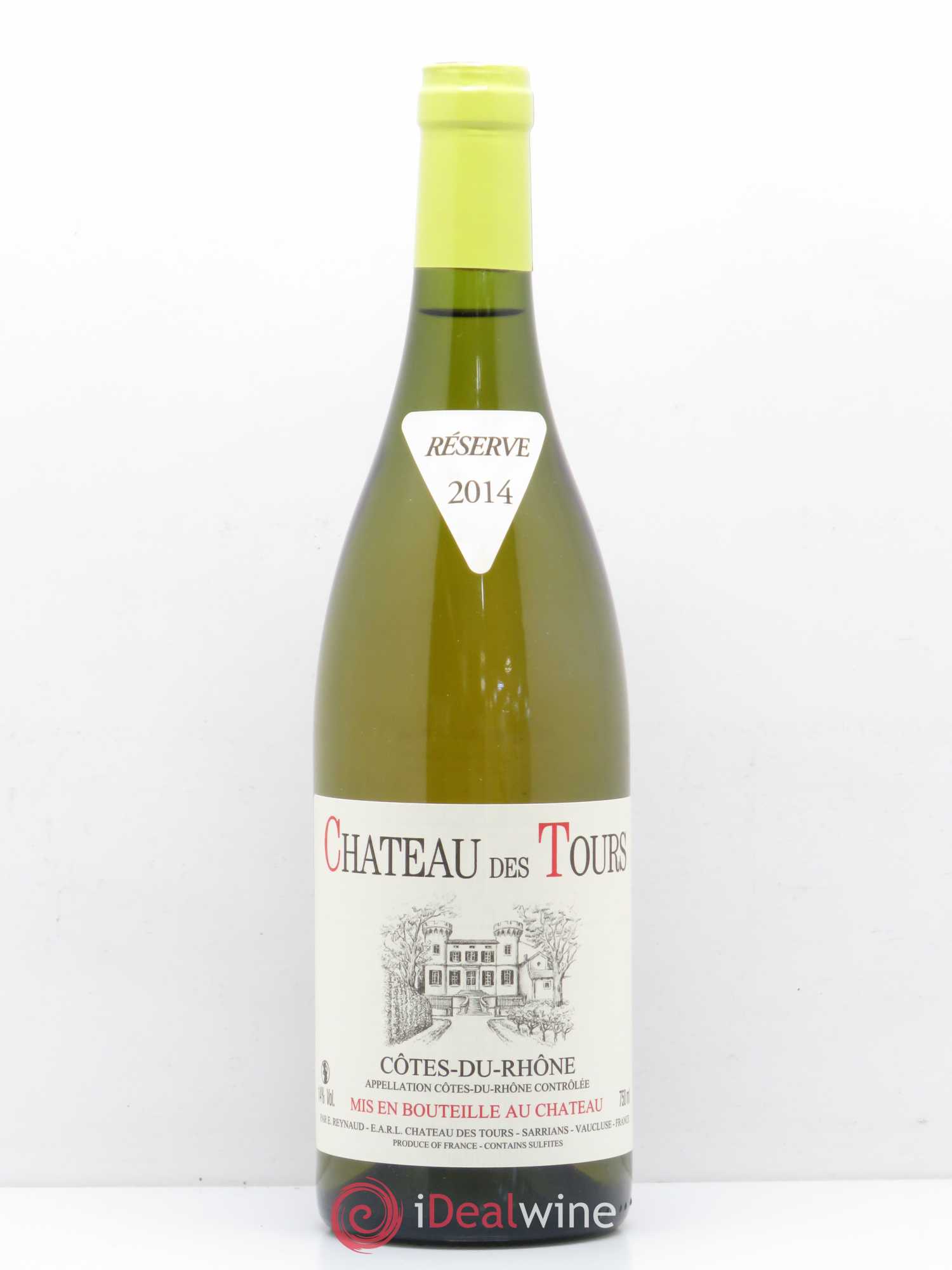 Côtes-du-Rhône Château des Tours Emmanuel Reynaud Réserve 2014 - Lot de 1 bouteille - 0