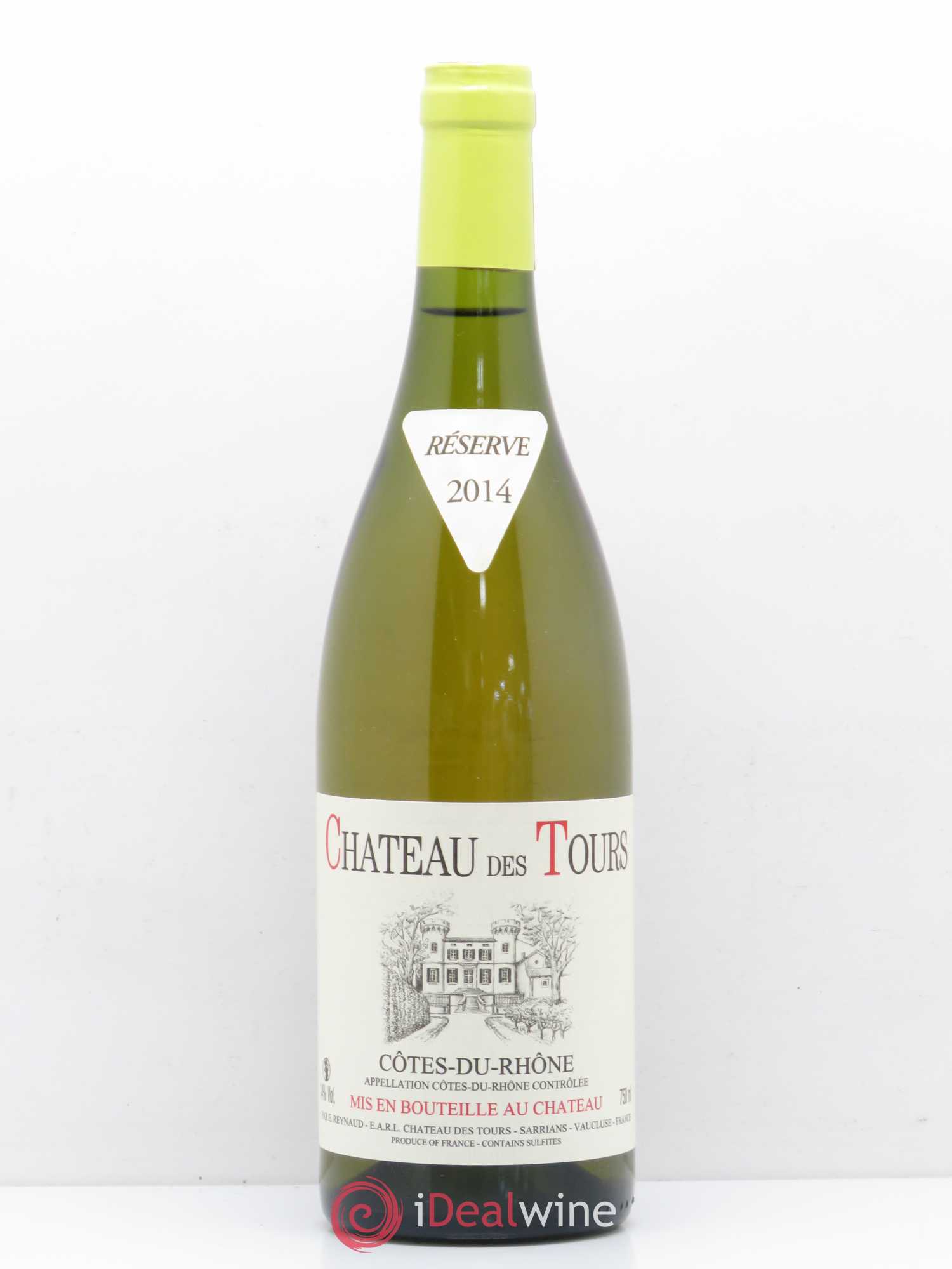 Côtes-du-Rhône Château des Tours Emmanuel Reynaud Réserve 2014 - Lot de 1 bouteille - 0