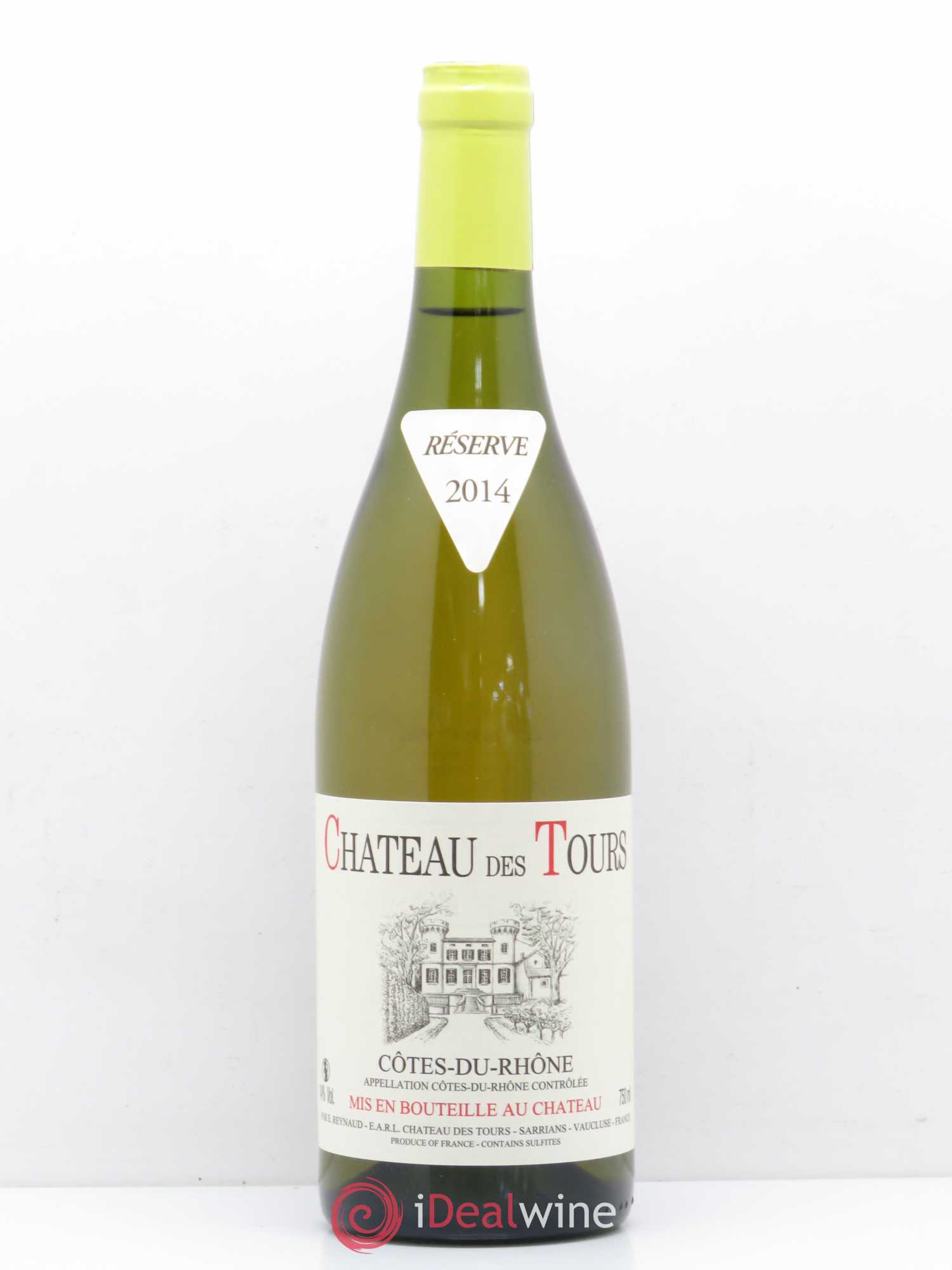 Côtes-du-Rhône Château des Tours Emmanuel Reynaud Réserve 2014 - Lot de 1 bouteille - 0